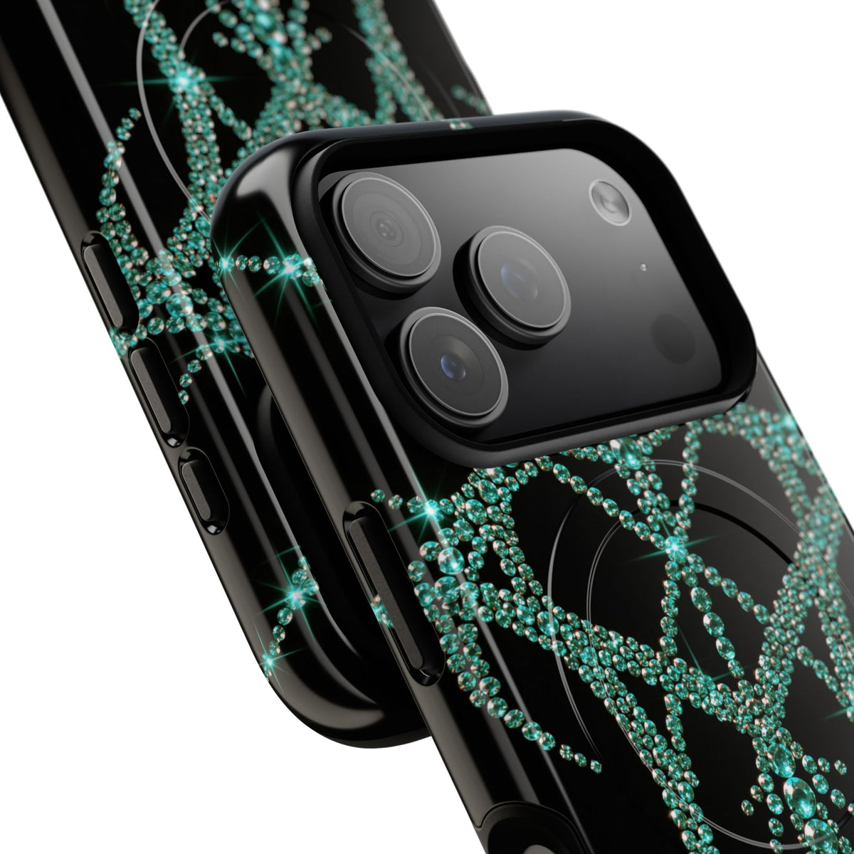 Teal Cyber Sigil · Tough 2.0 Magnetic Phone Case for iPhone · Teal