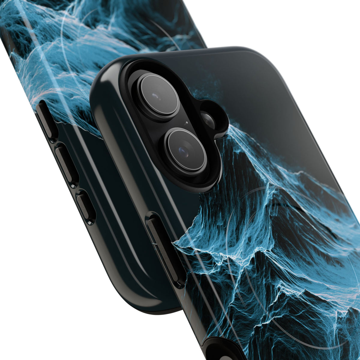 Nordic Frost Peak · Tough 2.0 Magnetic Phone Case for iPhone · Blue
