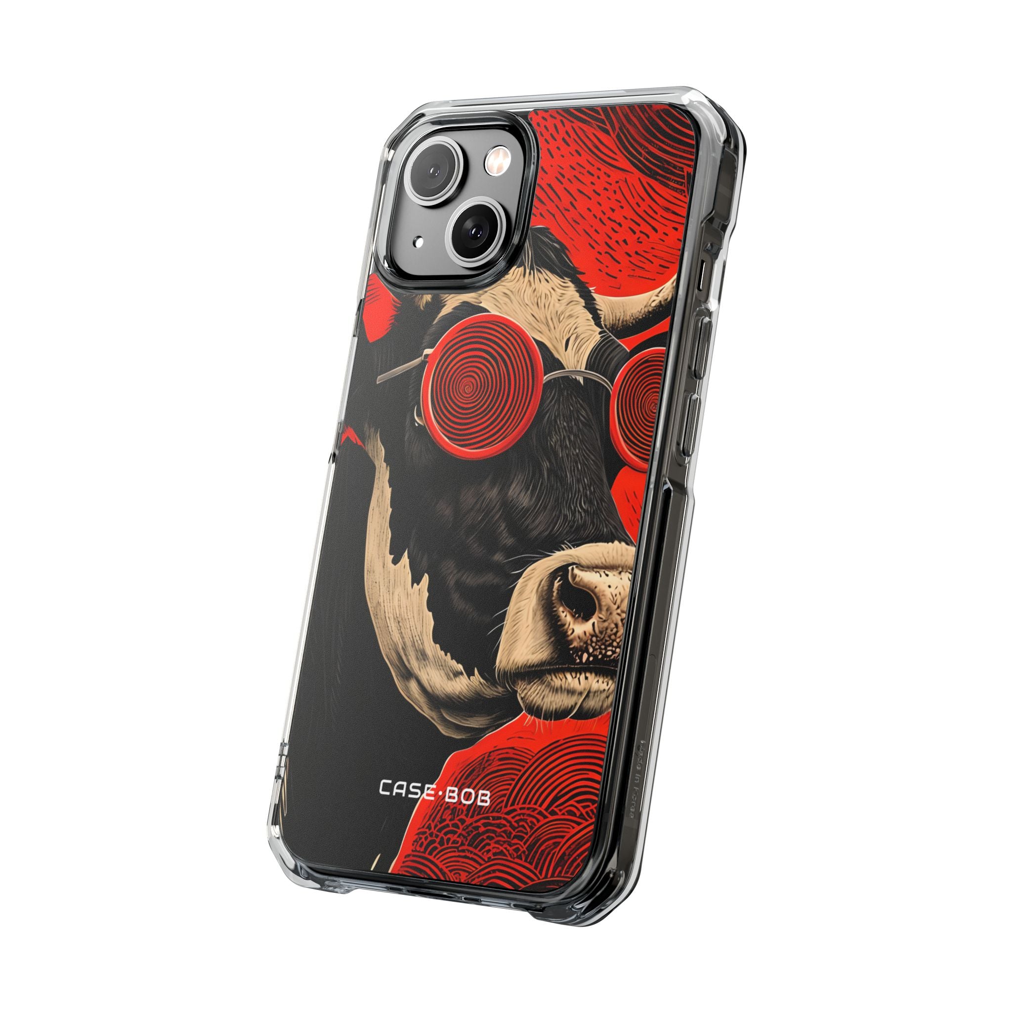 Hypnotic Cow iPhone 14 Case - Impact