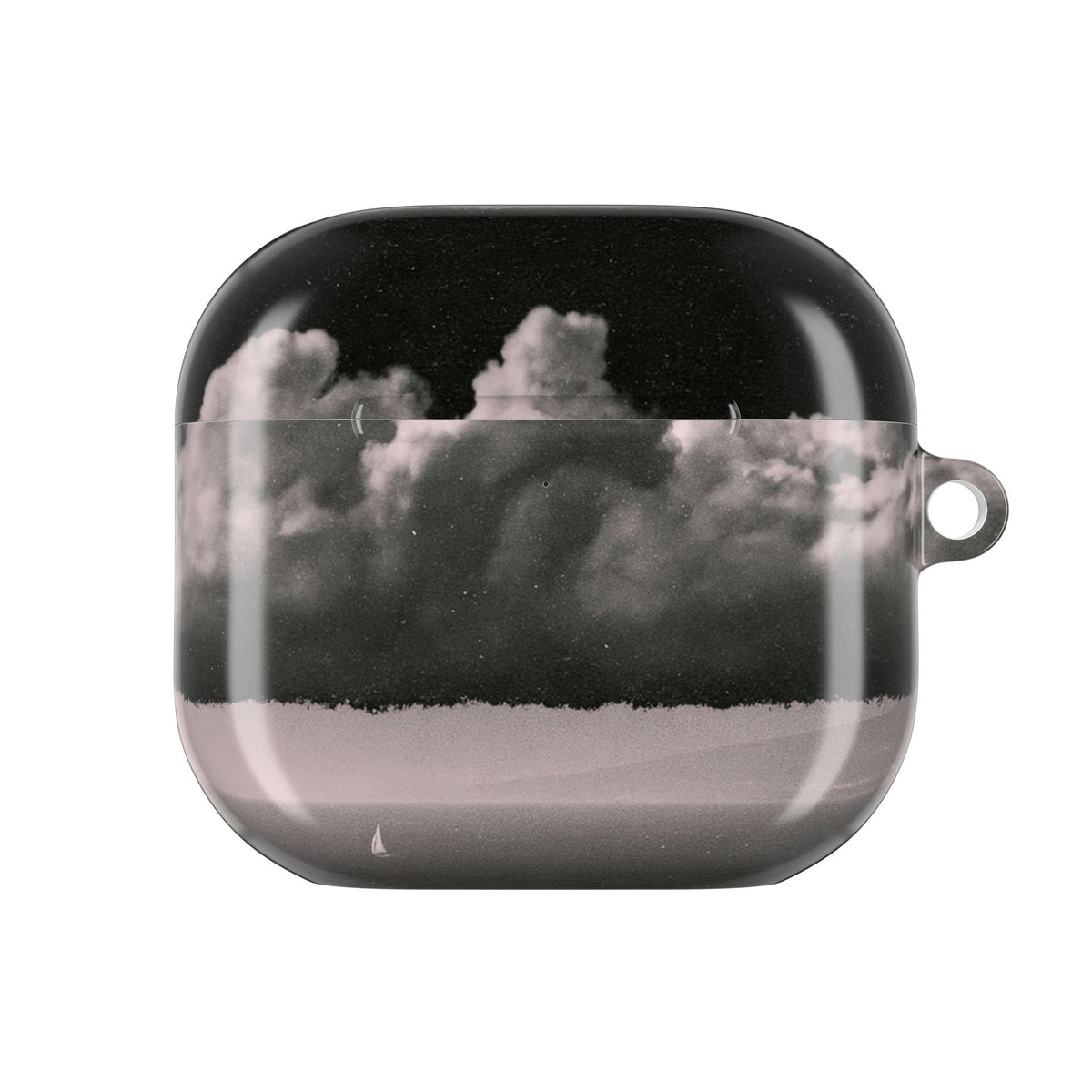 Crimson Horizon · Hard Case for AirPods & AirPods Pro · Black