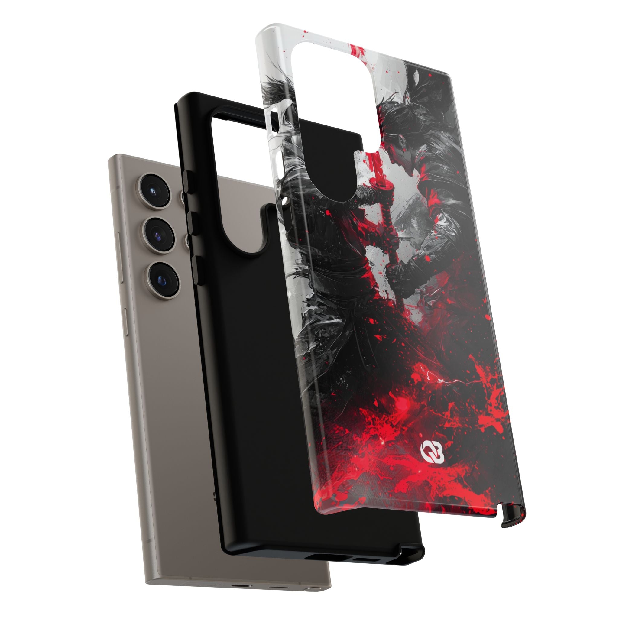 Shattered Crimson Duel · Tough Phone Case for Samsung