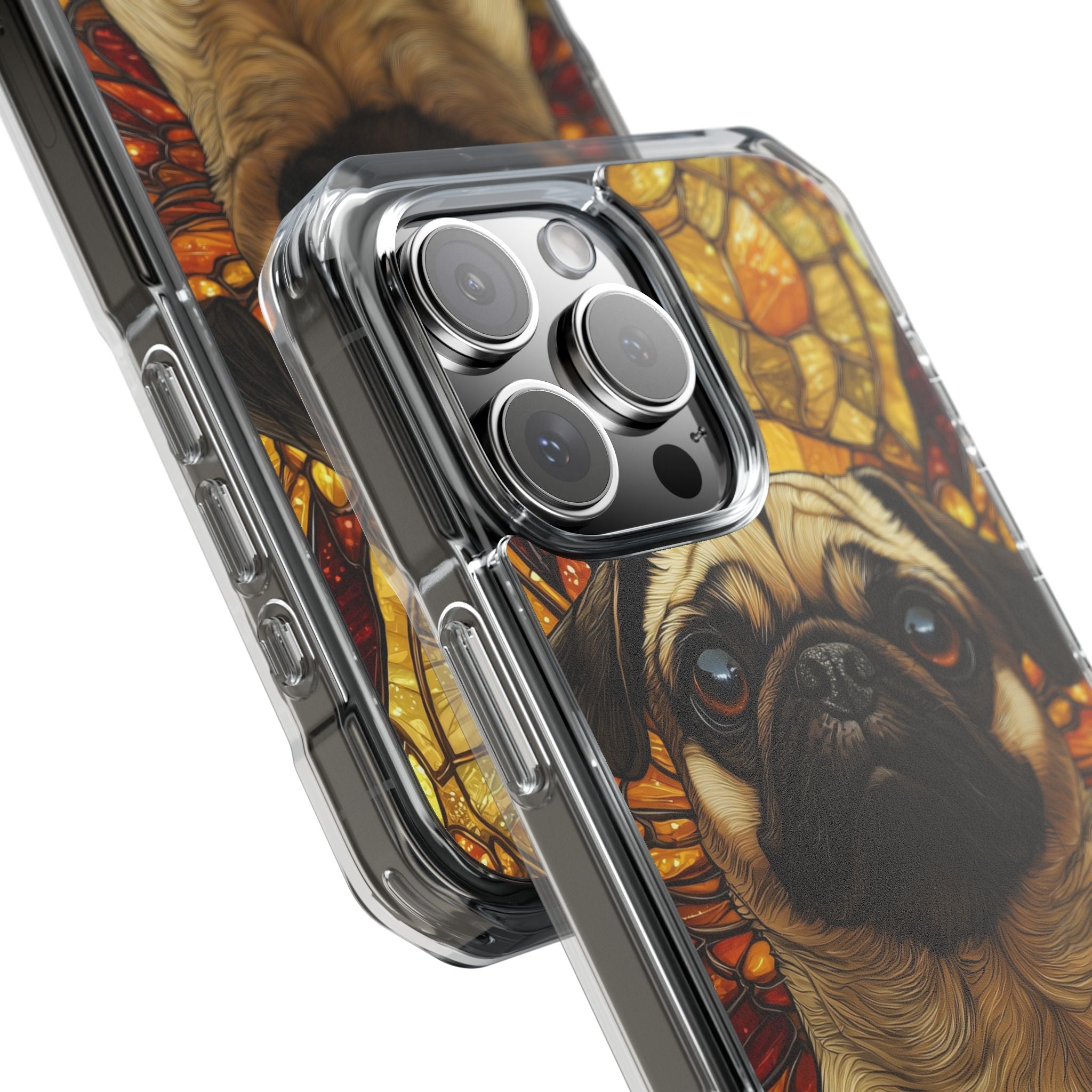 Amber Pug Divinity · Impact Phone Case for iPhone · Magsafe