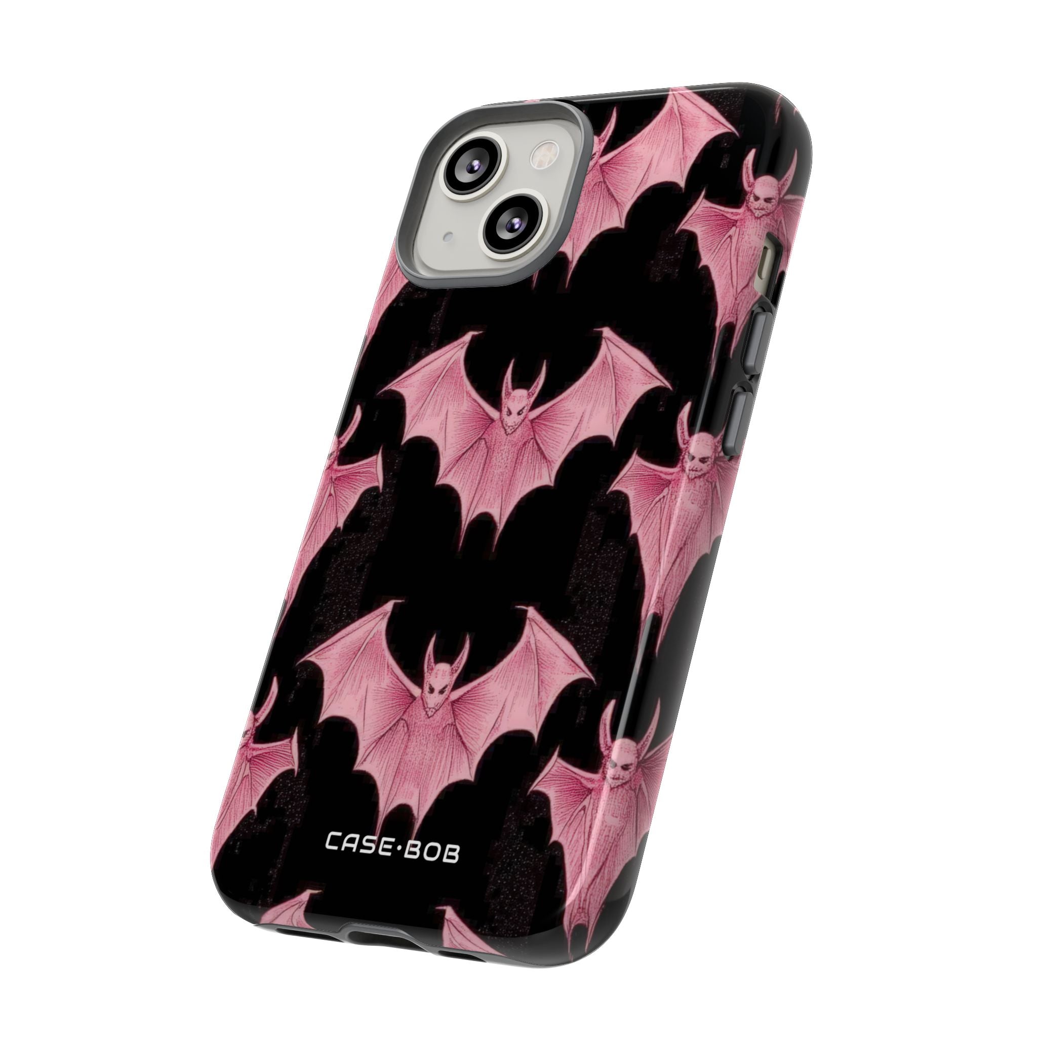 Pink Batwave iPhone 14 Case - Tough