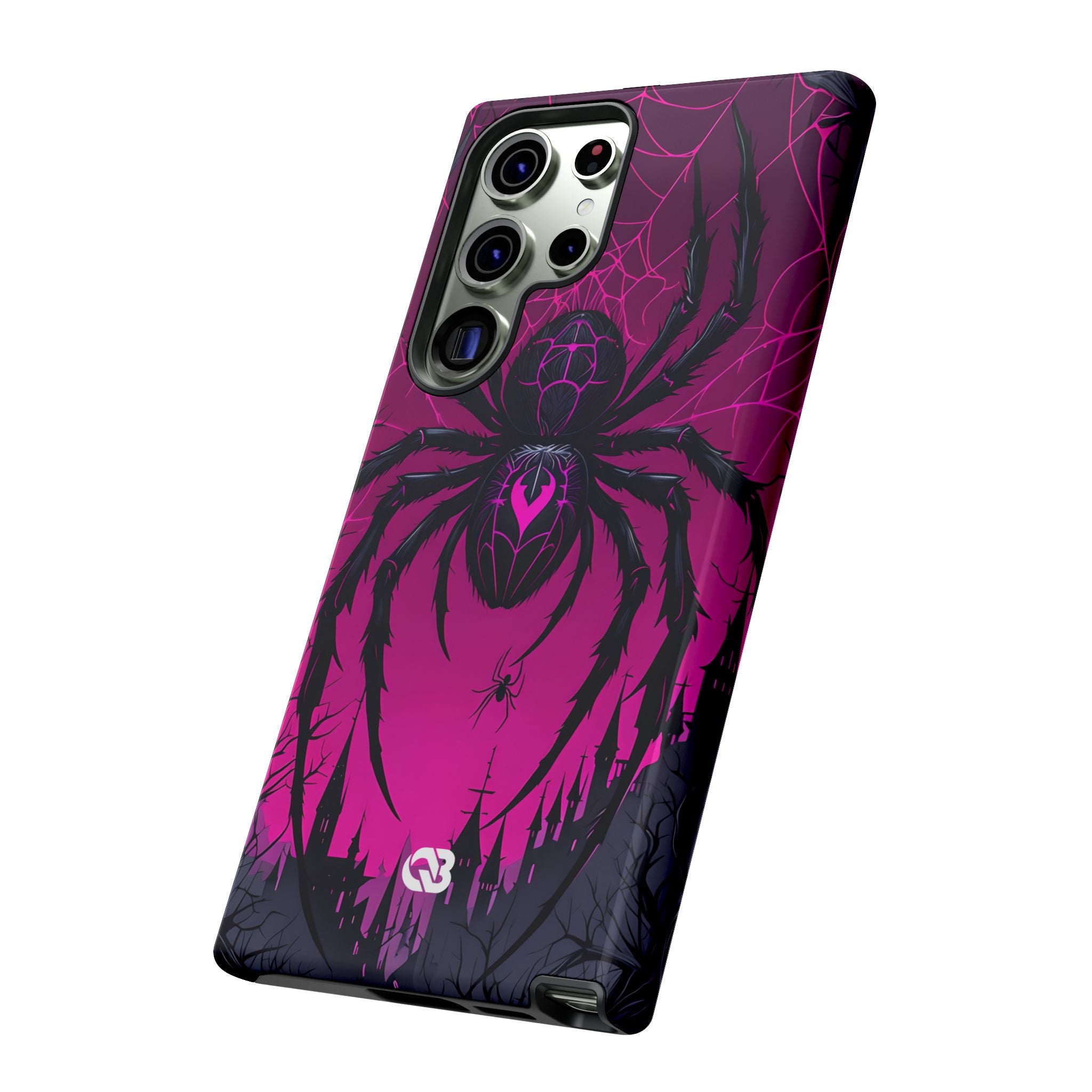 Obsidian Neon Widow · Tough Handyhülle für Samsung