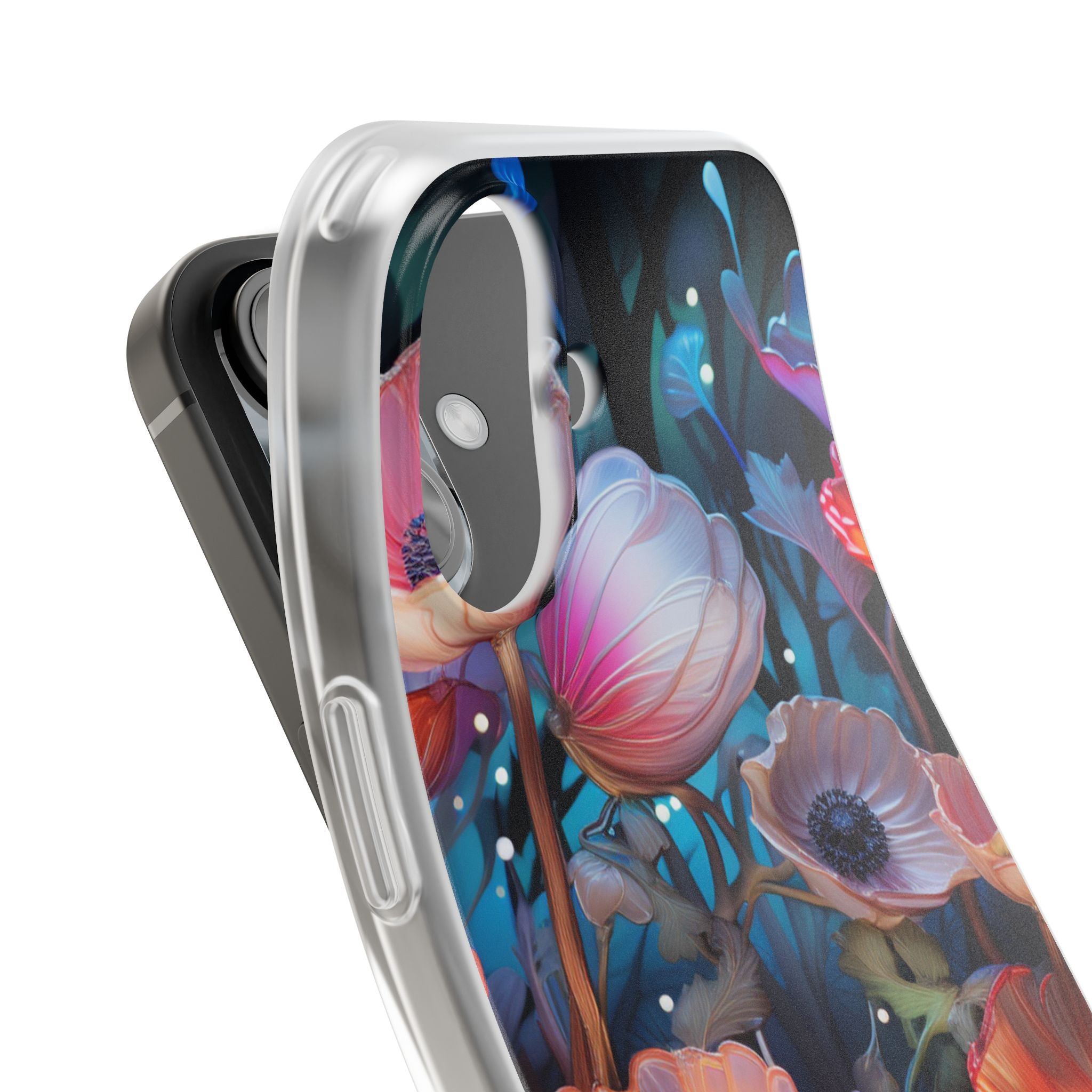 Luminous Poppy Glade · Soft Capa para iPhone
