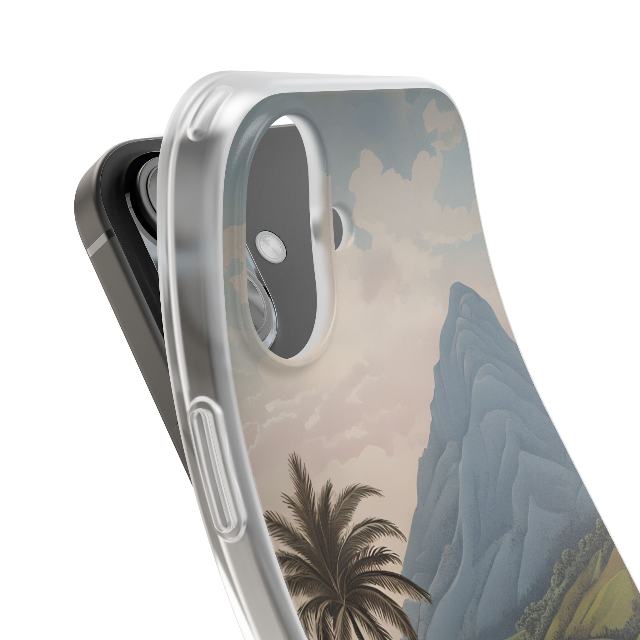 Azure Mountain Vista · Soft Custodia per iPhone