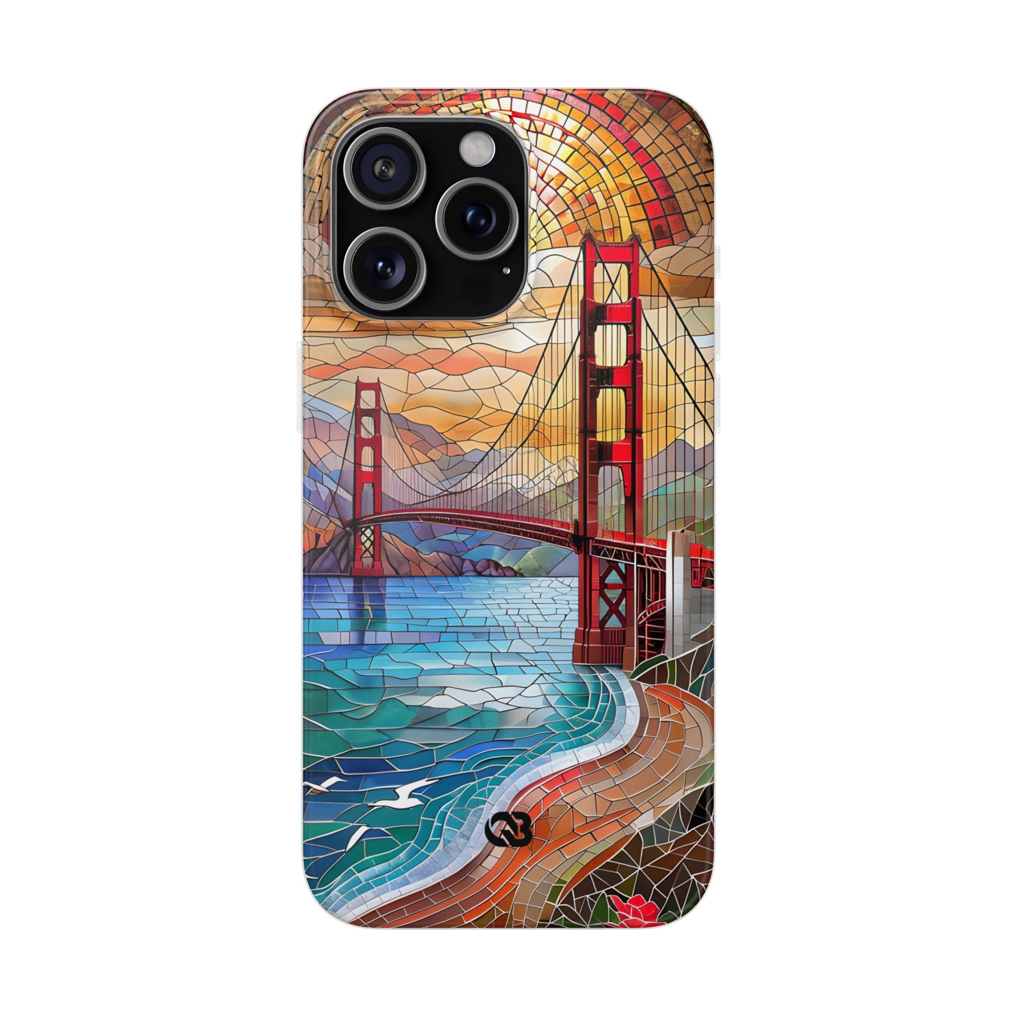 Crimson Arch Coast · Soft Custodia per iPhone