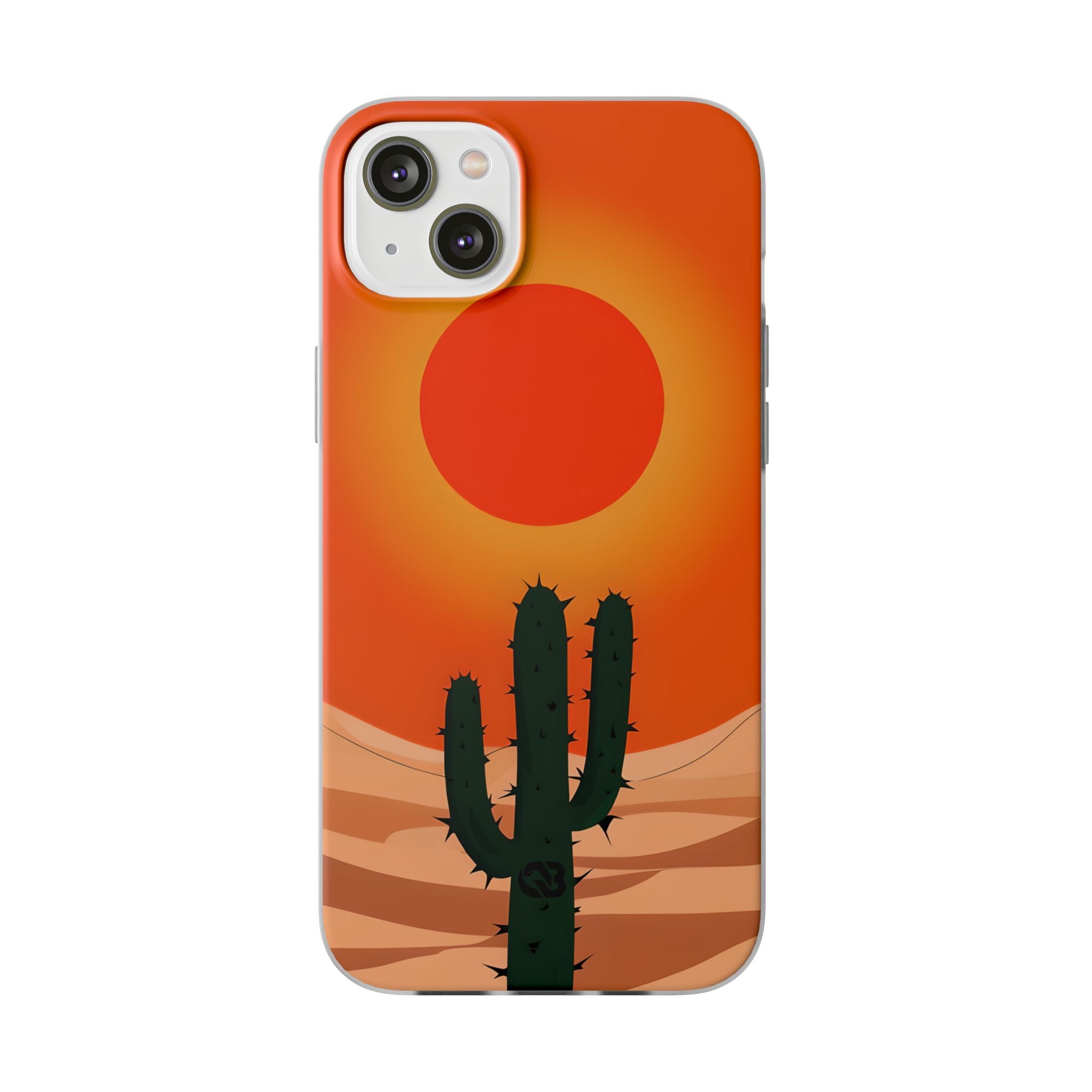 Scorched Saguaro Sunset · Soft Phone Case for iPhone
