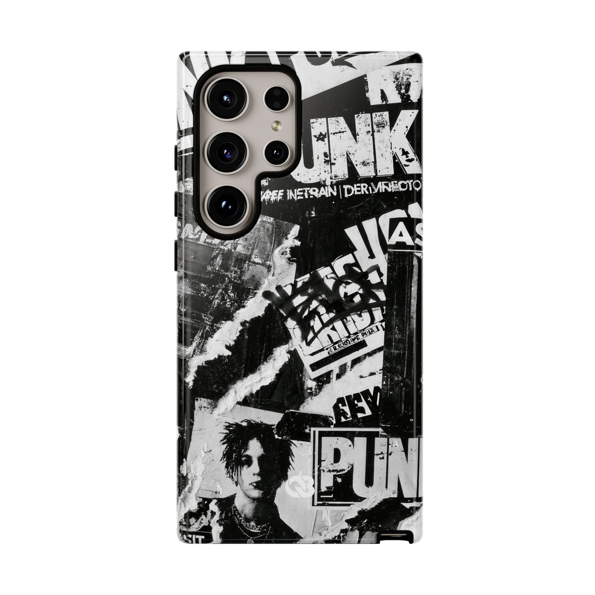 Underground Punk Collage · Tough Phone Case for Samsung · Black