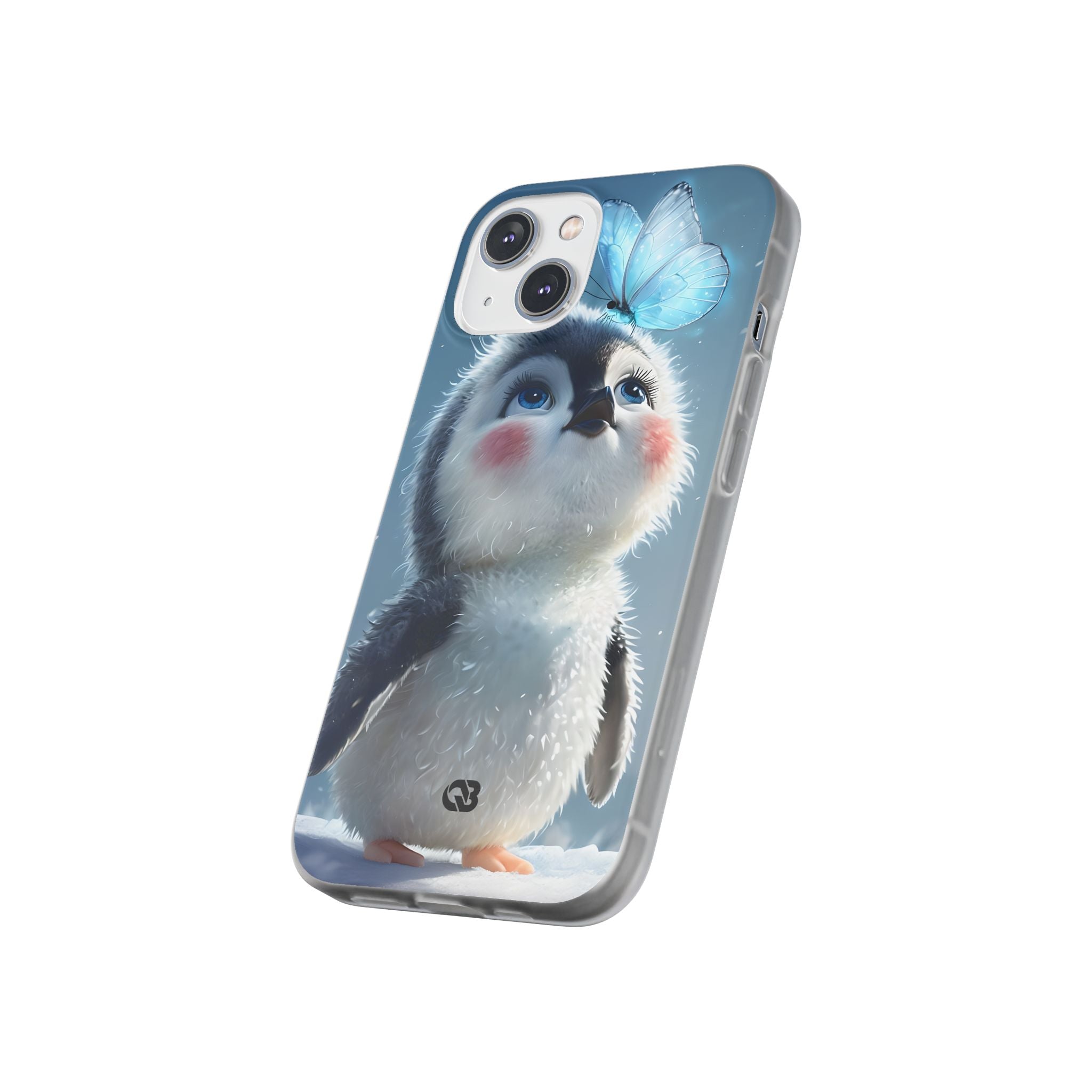 Frosty Penguin Glow · Soft Coque de téléphone pour iPhone