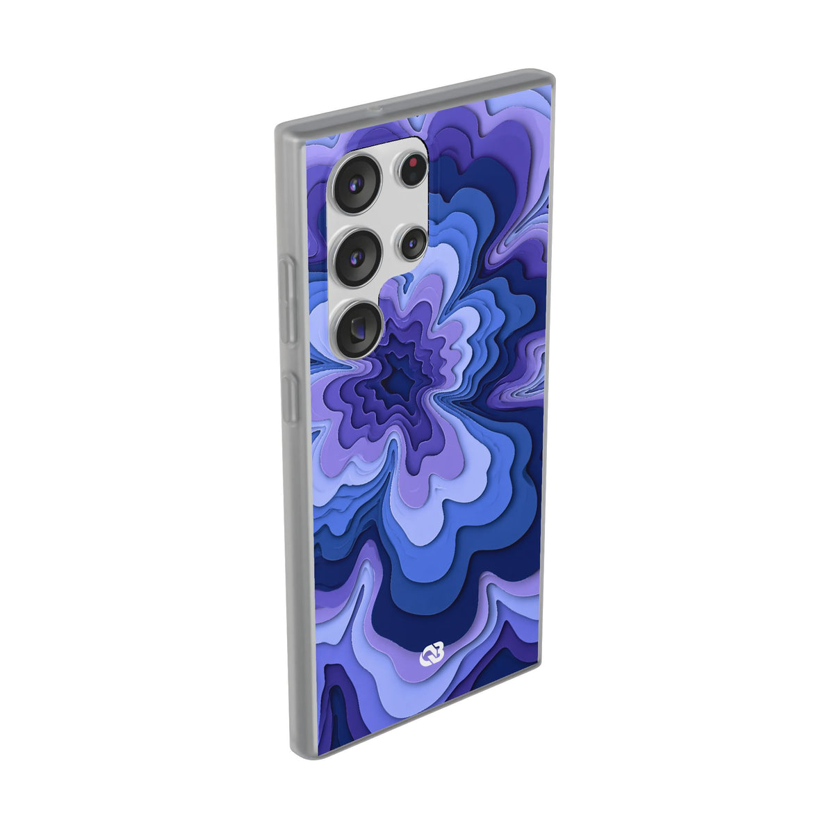 Periwinkle Strata Bloom · Lite Phone Case for Samsung · Purple