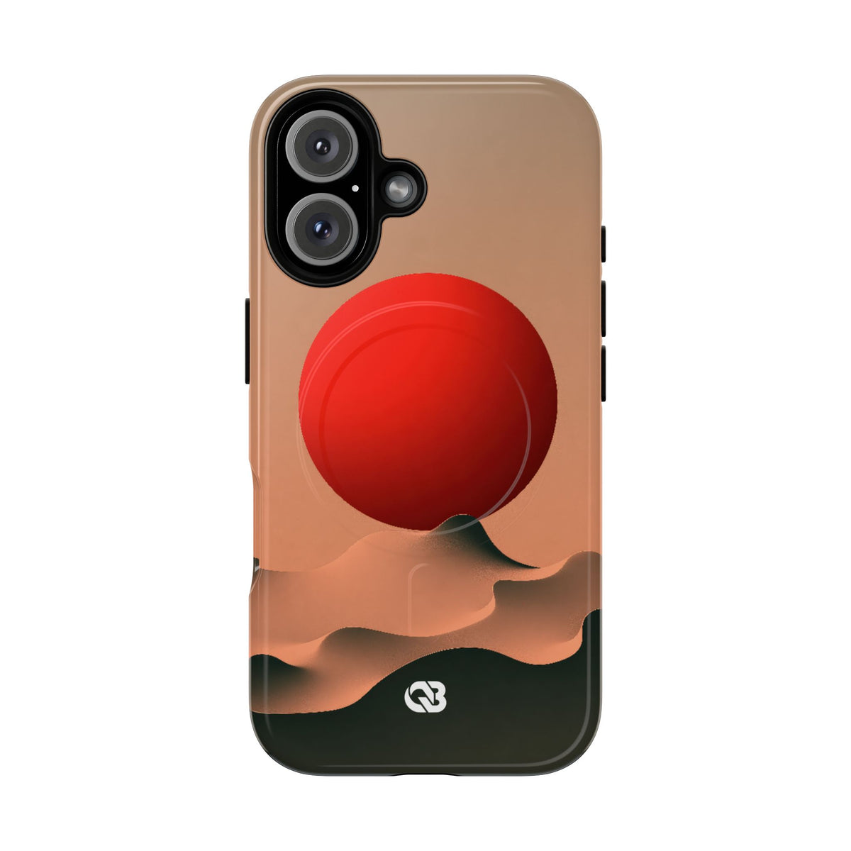 Crimson Sol Ridge · Tough 2.0 Magnetic Phone Case for iPhone · Red