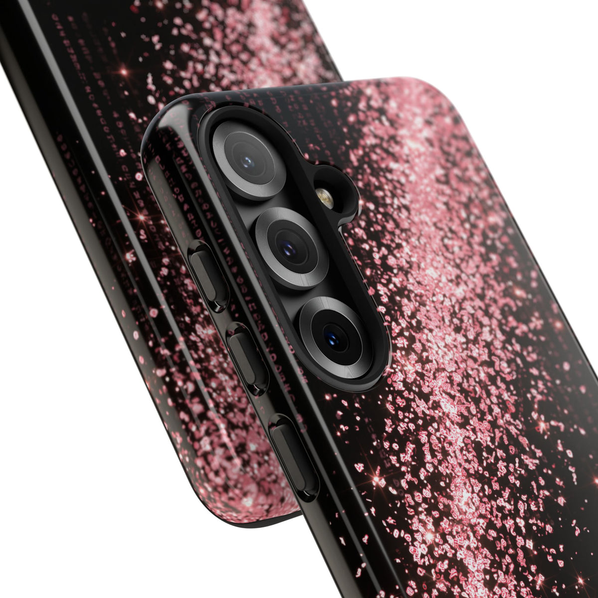 Rose Digital Cascade · Tough Phone Case for Samsung · Pink