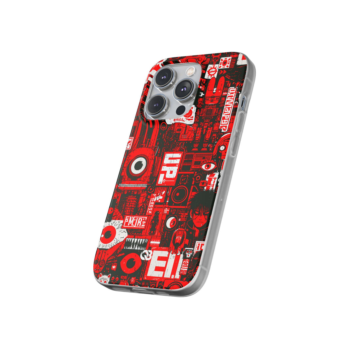 Neo Mecha Collage · Lite Phone Case for iPhone · Red