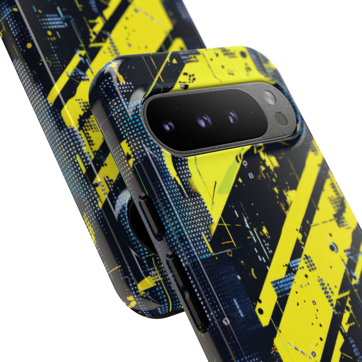 Acid Hazard · Tough Phone Case for Pixel · Yellow