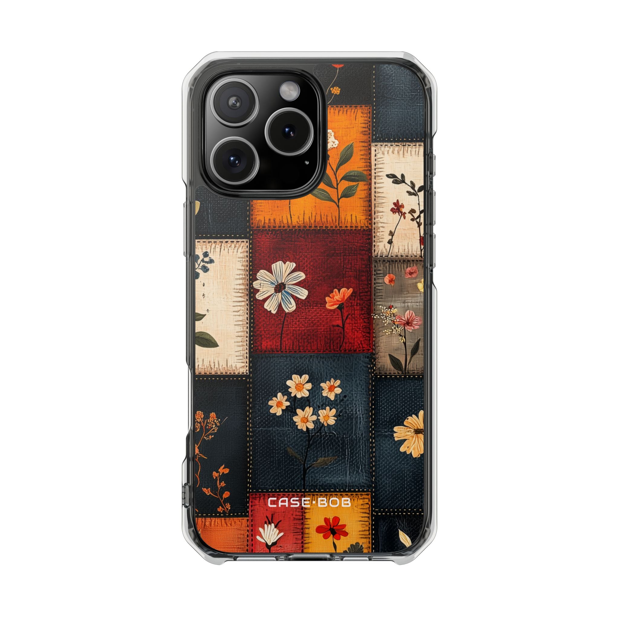 Patchwork Blooms iPhone 16 Pro Max Case - Impact