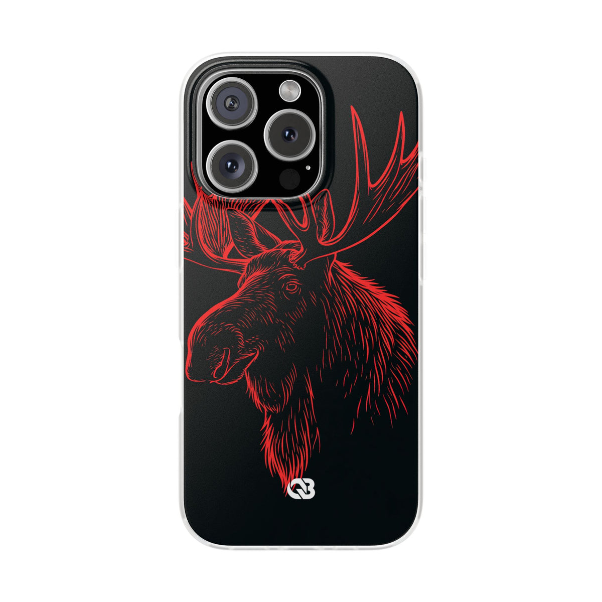 Nordic Elk · Lite Phone Case for iPhone · Black