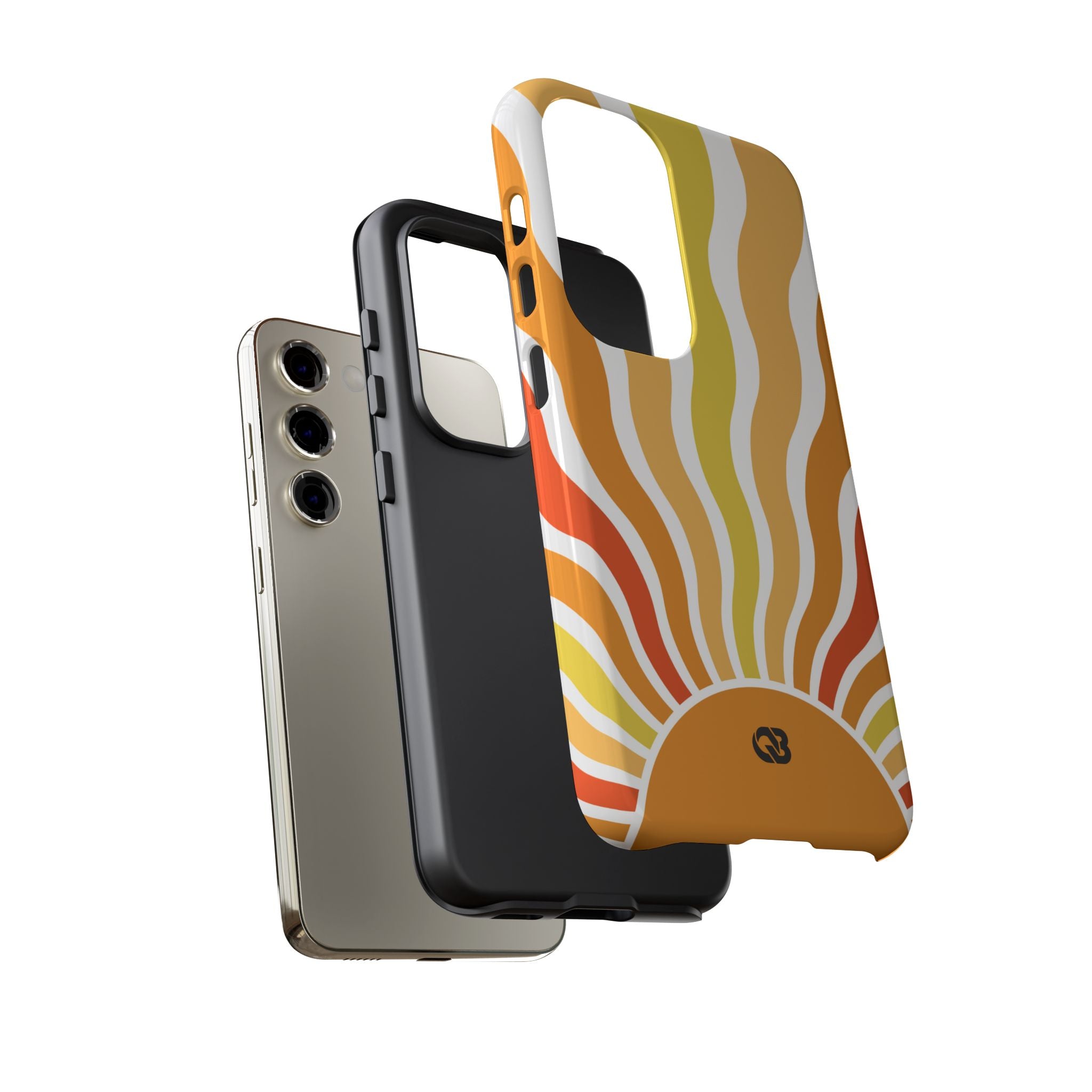 Amber Solar Waves · Tough Phone Case for Samsung