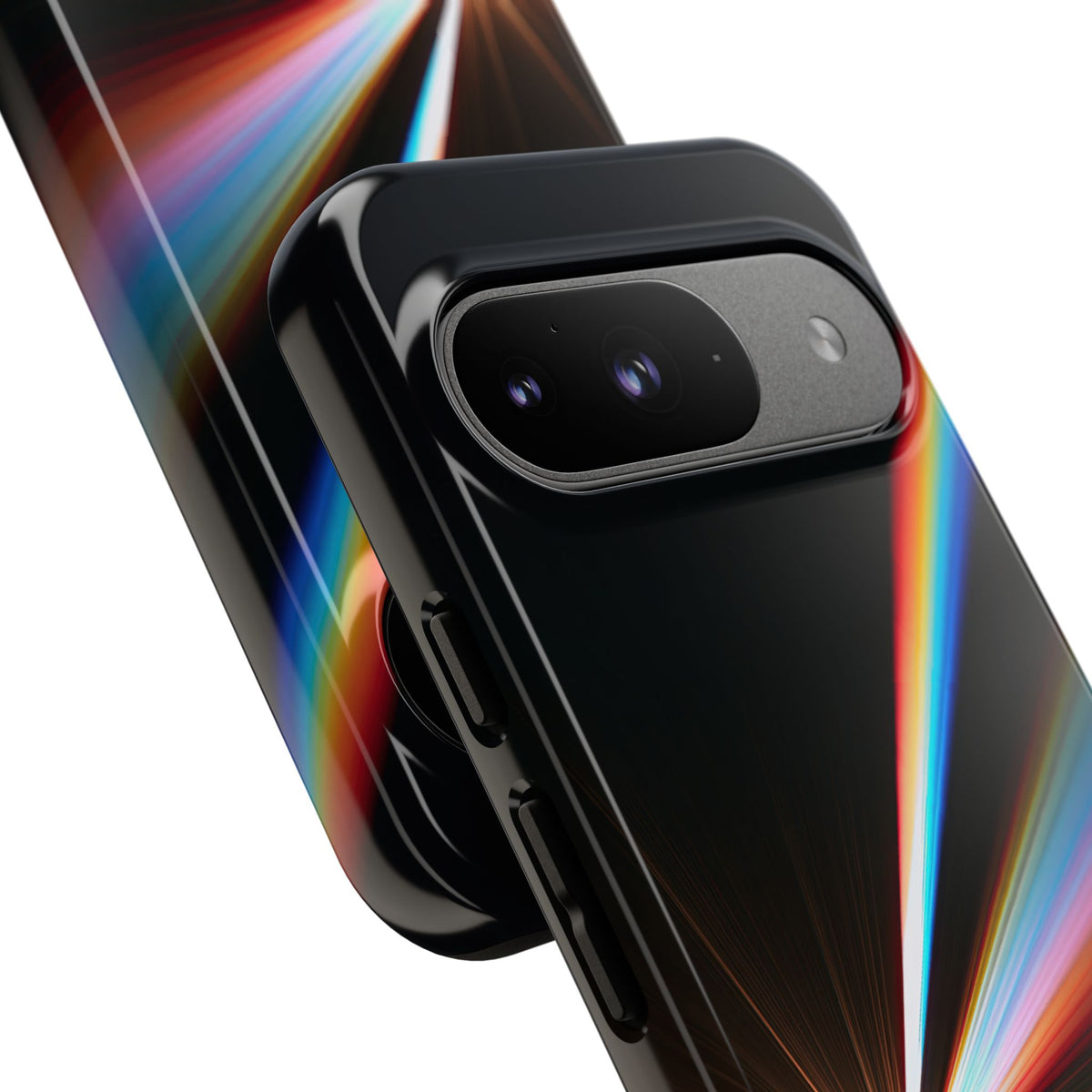 Spectral Refraction · Tough Phone Case for Pixel · Black