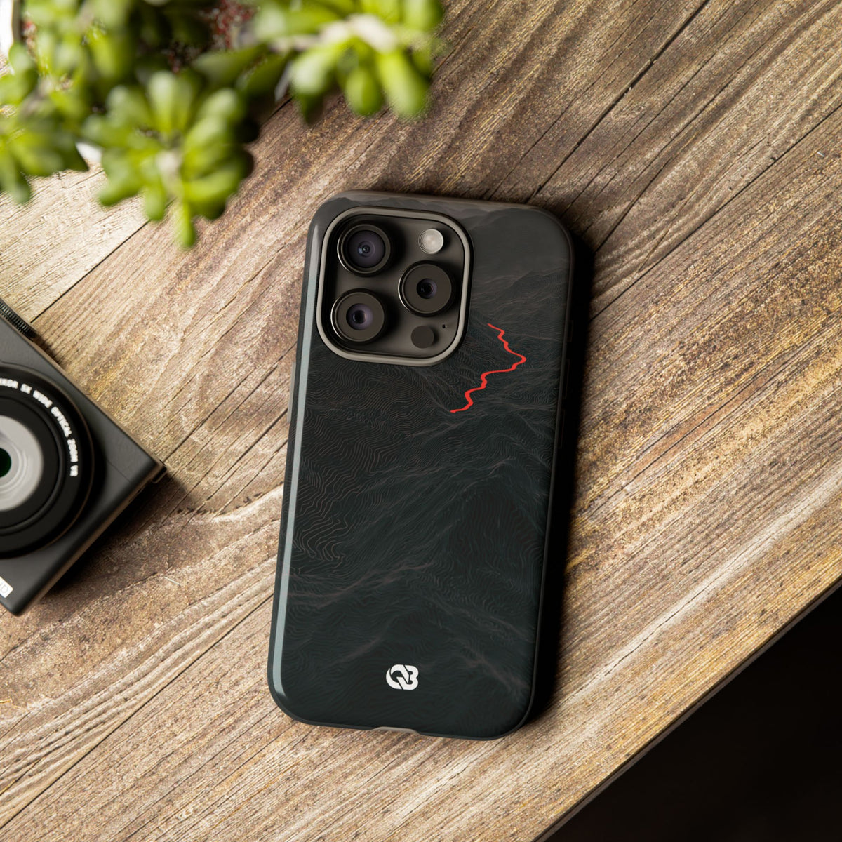 Crimson Ridge Pass · Tough Phone Case for iPhone · Black