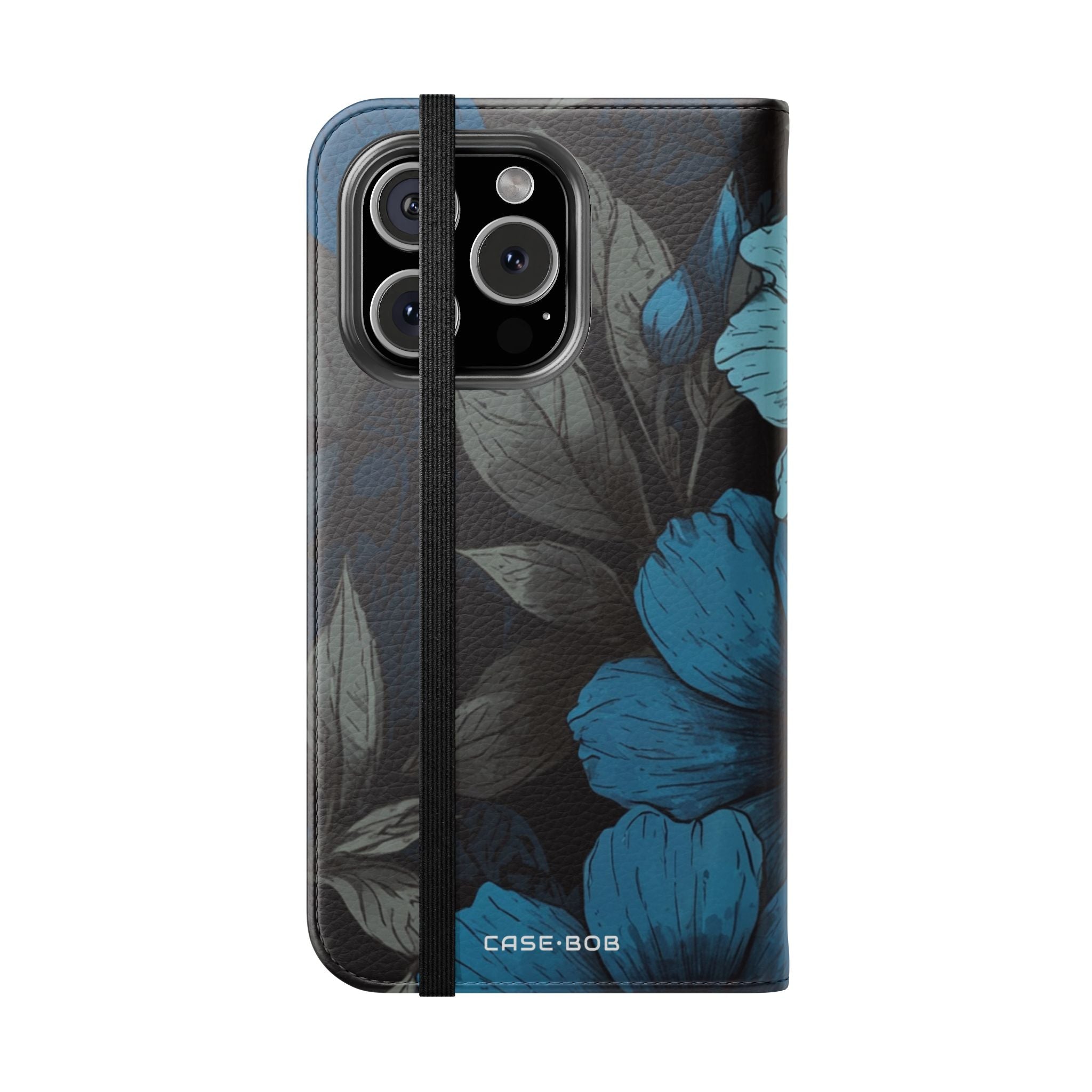 Blue Petal Bloom - iPhone 16 Pro Case - Wallet
