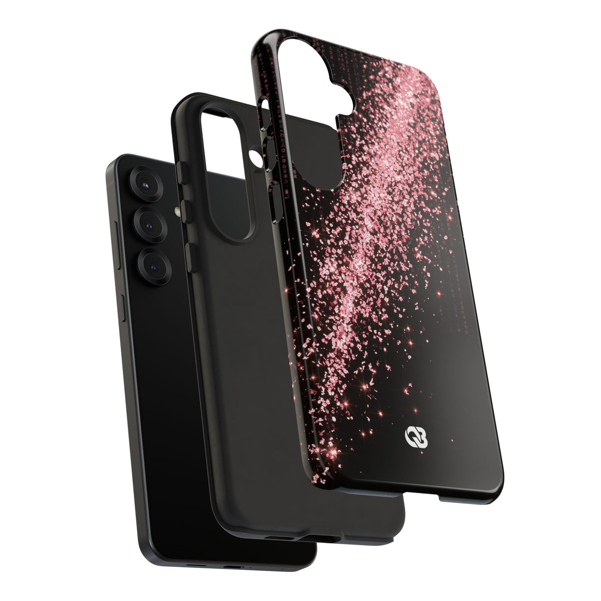 Rose Digital Cascade · Tough Phone Case for Samsung · Pink