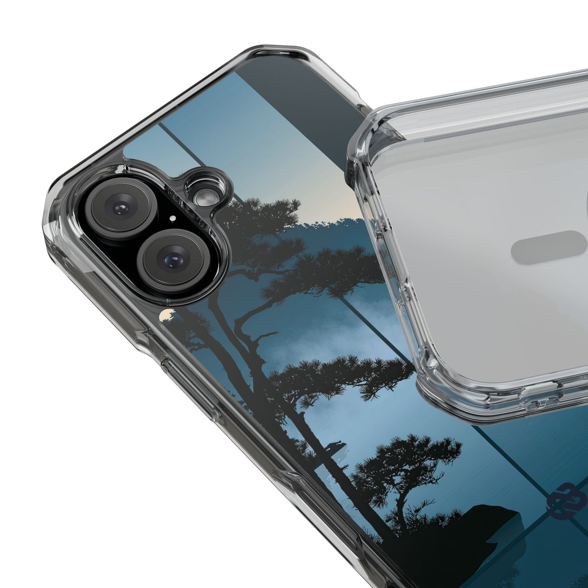 Blue Impact MagSafe Phone Case for iPhone - Kyoto Mist Pine