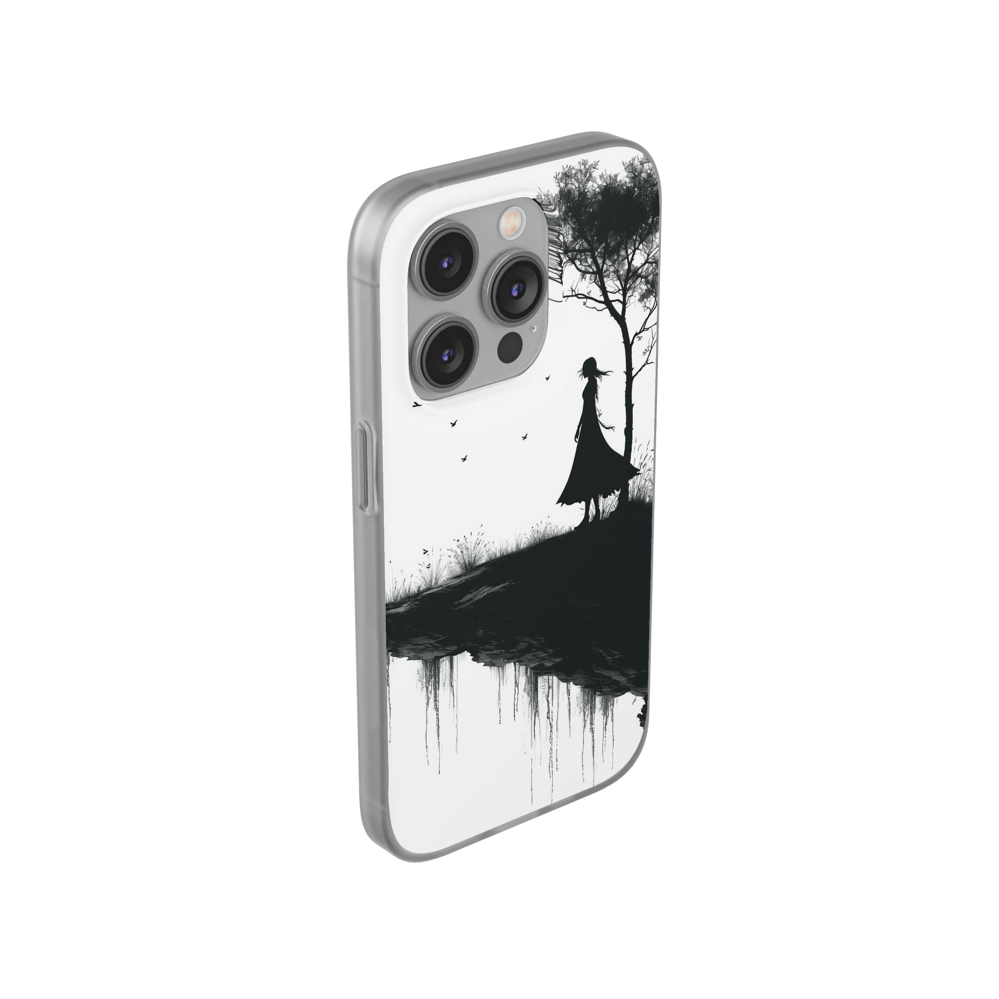 Cliffside Silhouette iPhone 14 Pro Case - Soft
