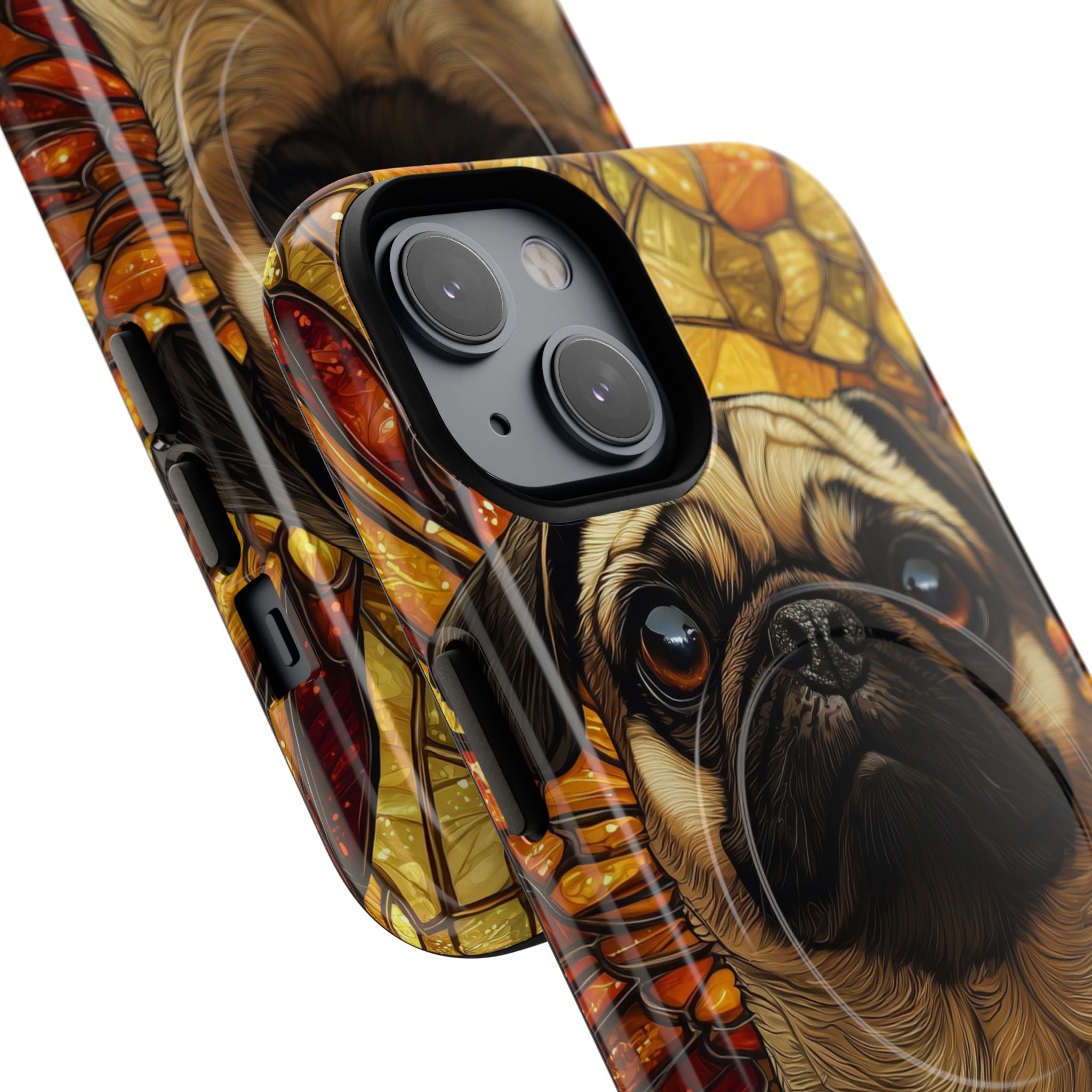 Amber Pug Divinità · Tough+ Custodia per iPhone · Magsafe