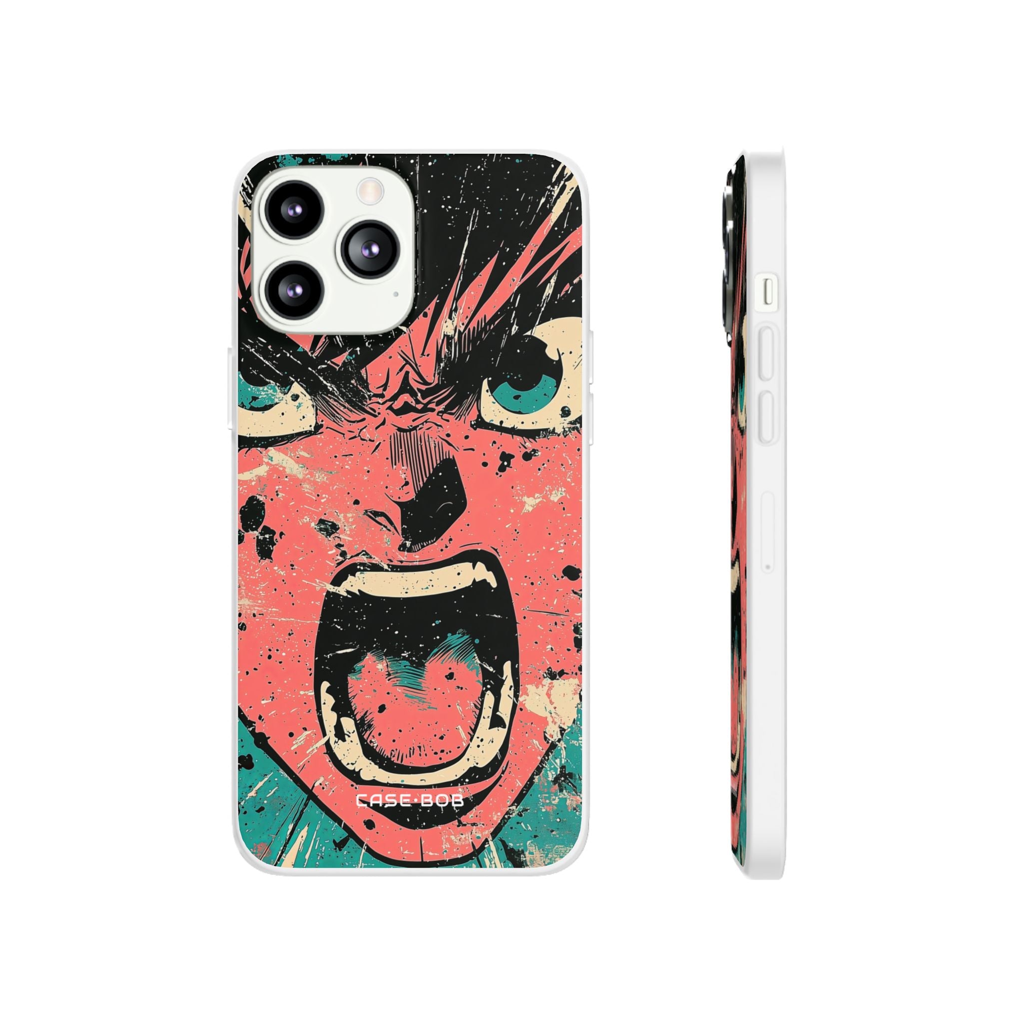 Schreiendes Gesicht Pink iPhone 13 Pro Max - Soft