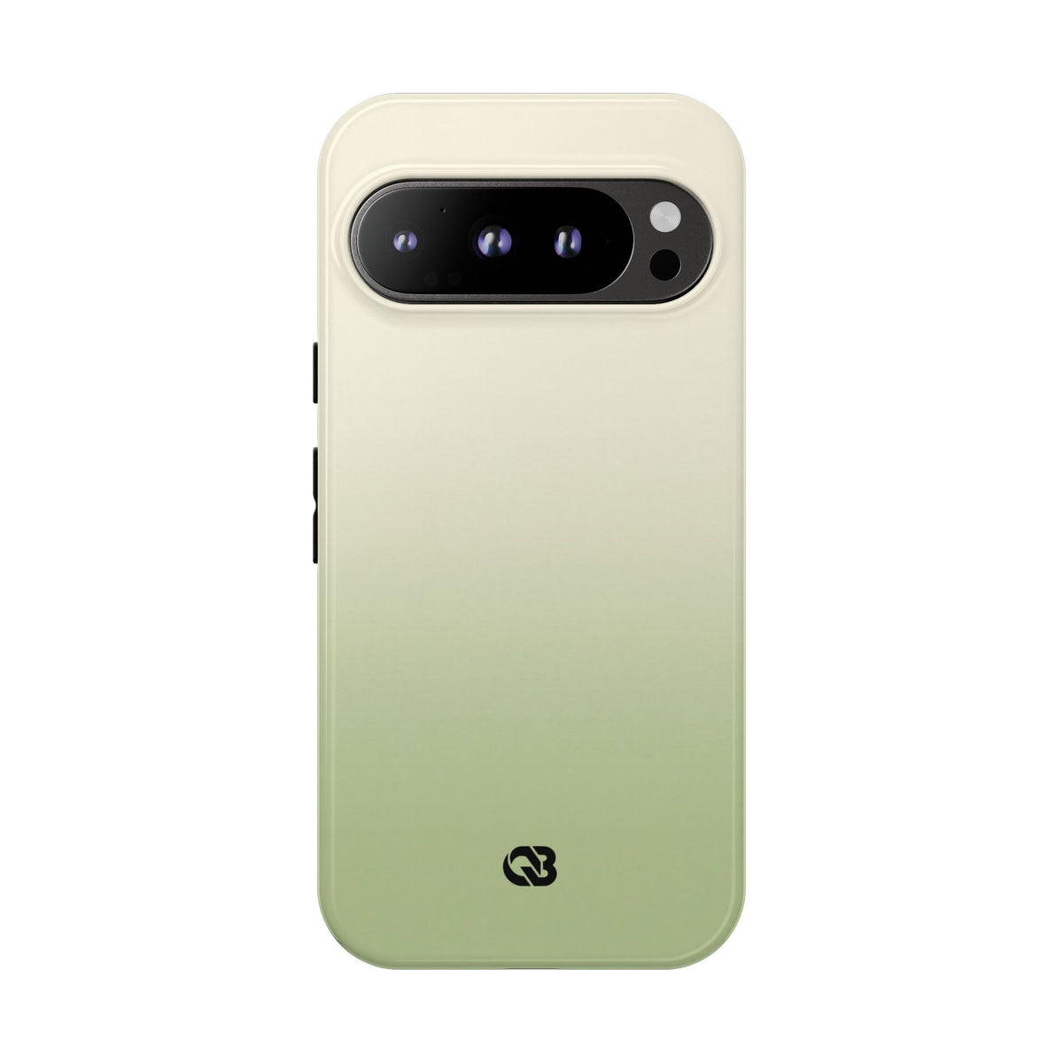 Green Tough Phone Case for Google Pixel - Bone Sage Fade