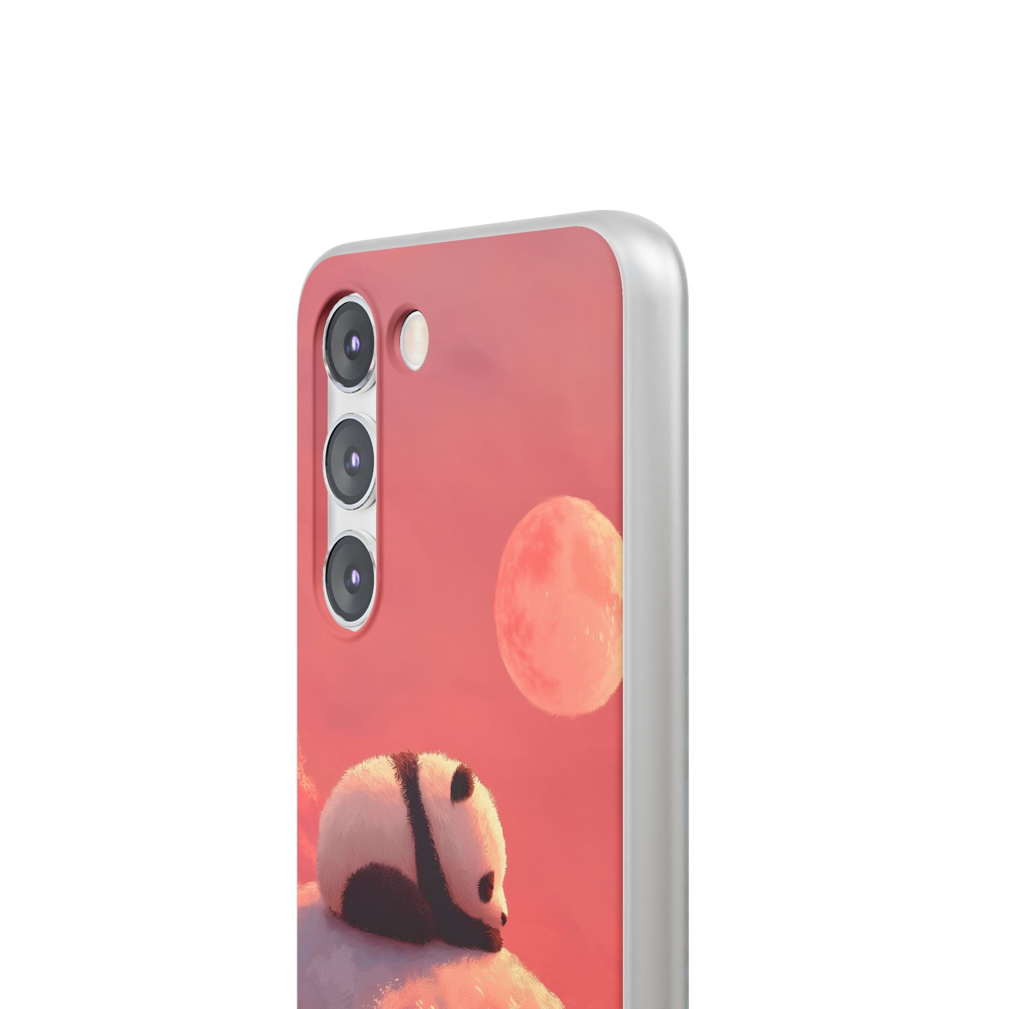 Rose Moon Panda · Soft Phone Case for Samsung