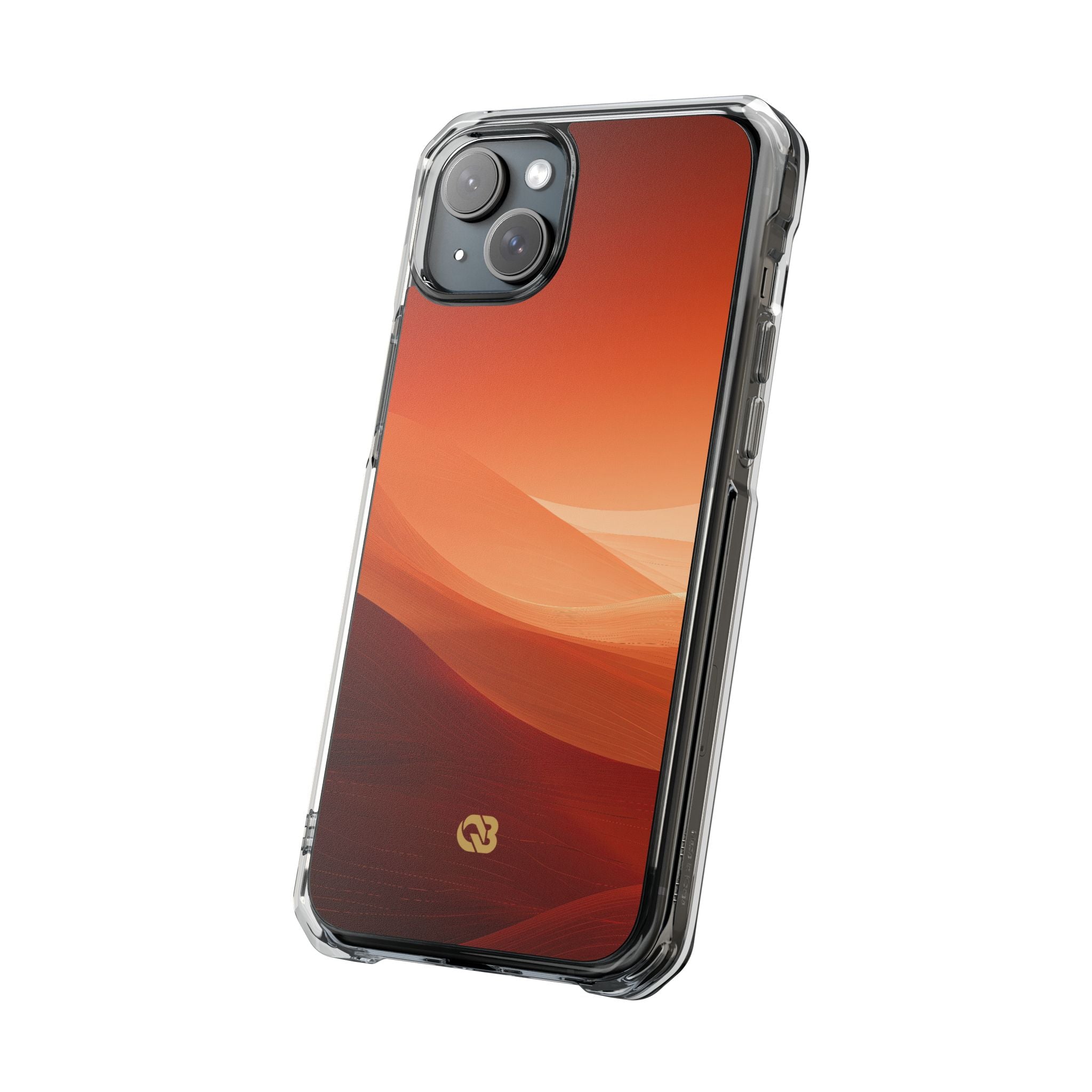 Orange Impact MagSafe Phone Case for iPhone - Crimson Dune Gradient