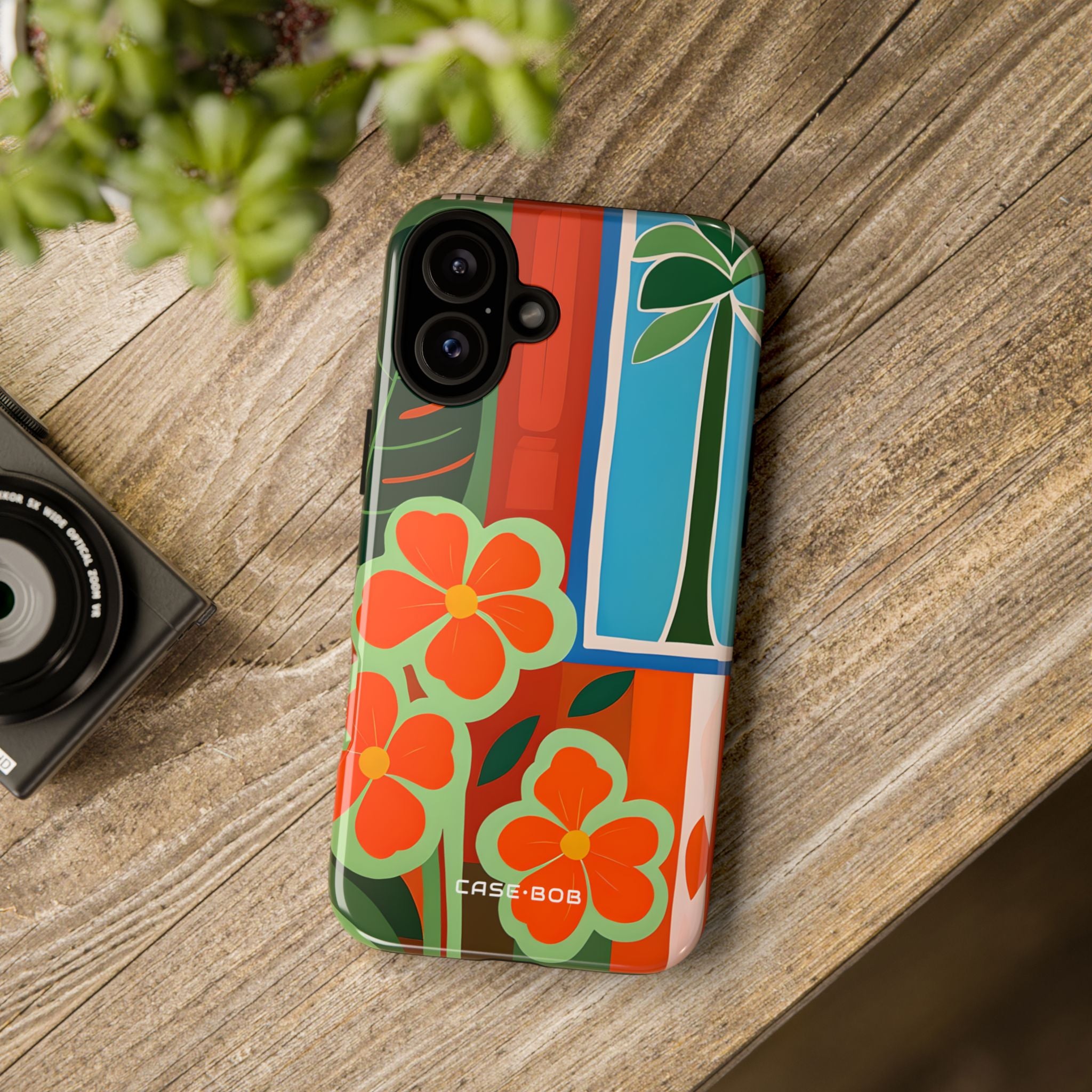 Orange Blossom Radiance iPhone 16 Plus Case - Tough