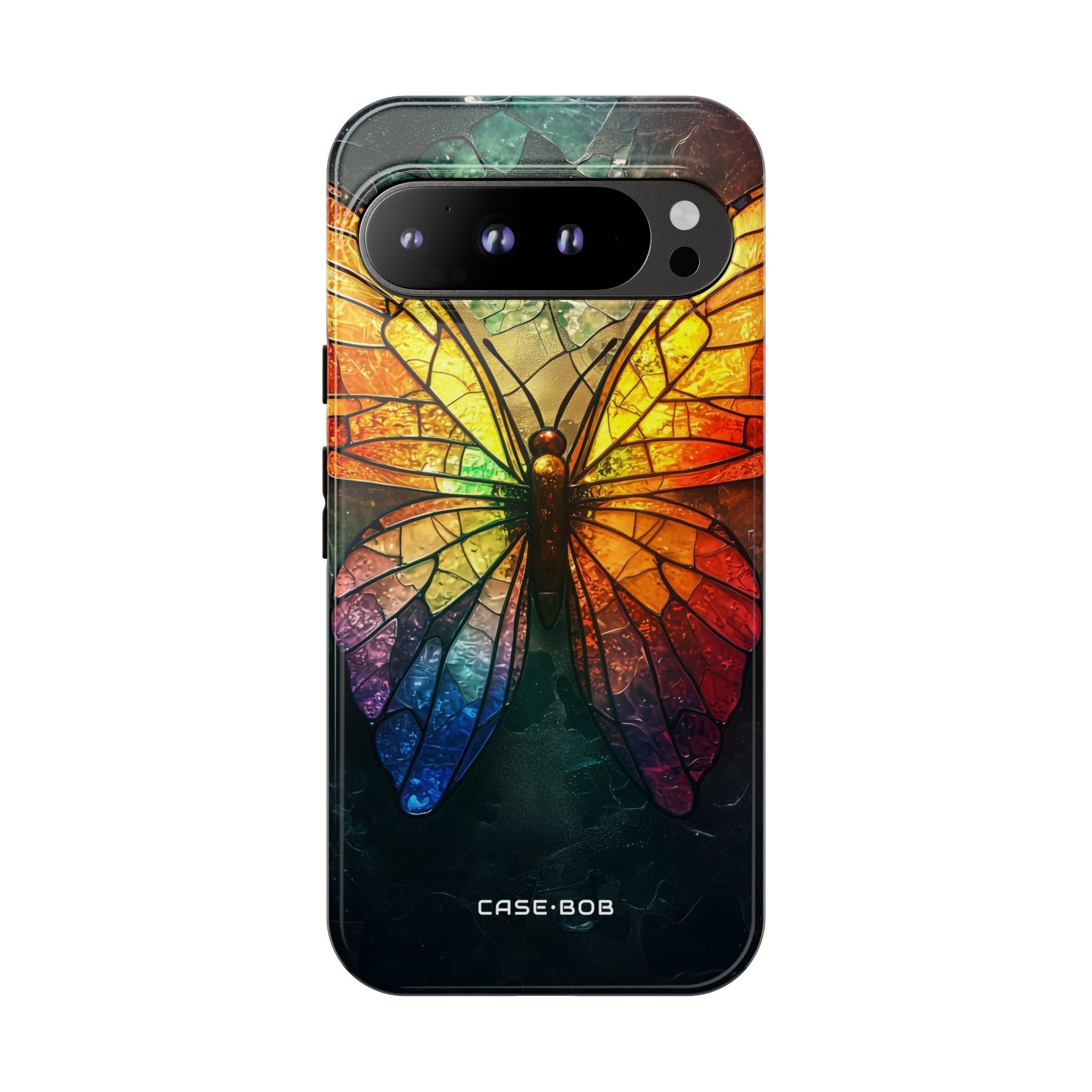 Stained Glass Butterfly Google Pixel 9 Pro XL Case - Tough