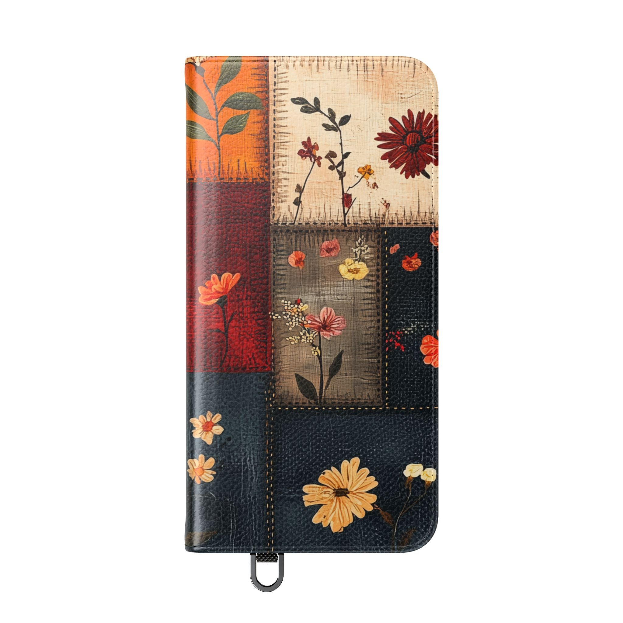 Patchwork Blooms - Samsung S25+ Case - Portemonnee