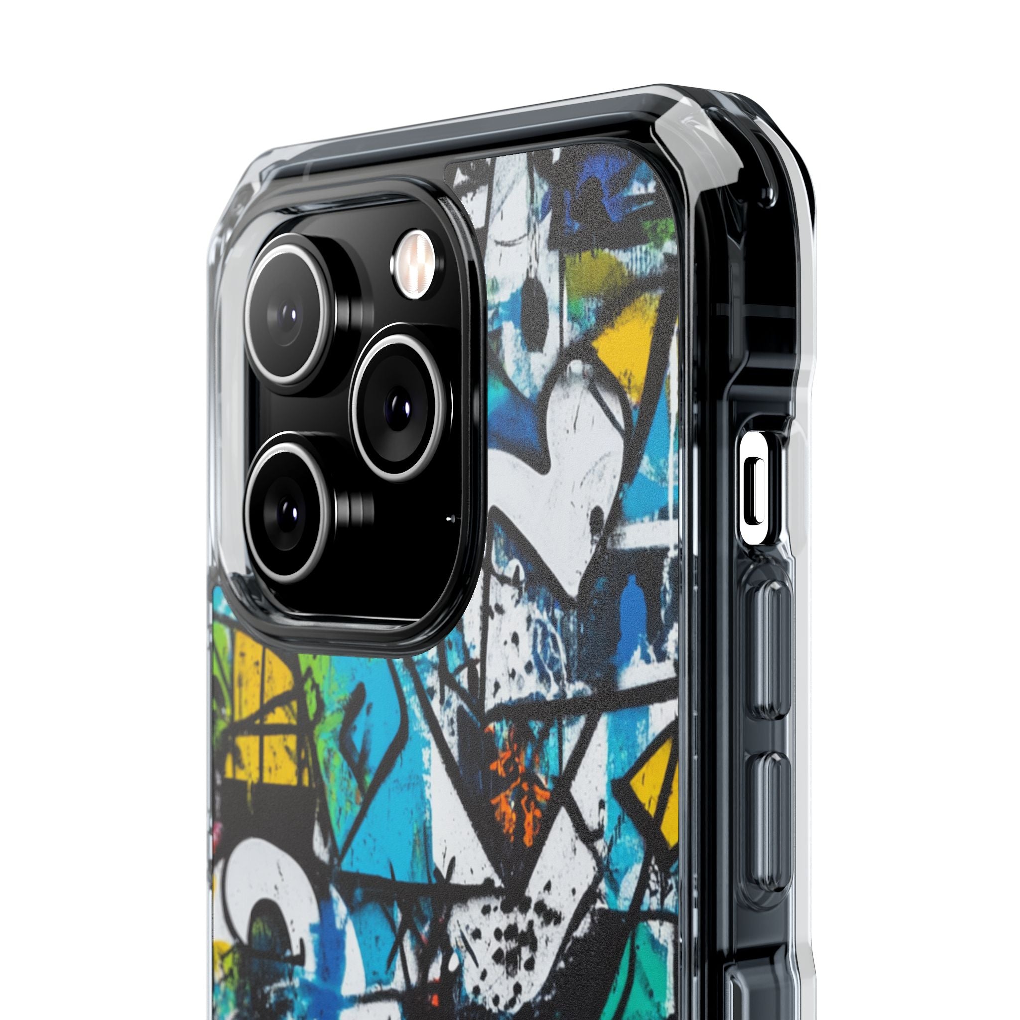 Weißes Ripple Drift iPhone 14 Pro Case - Impact