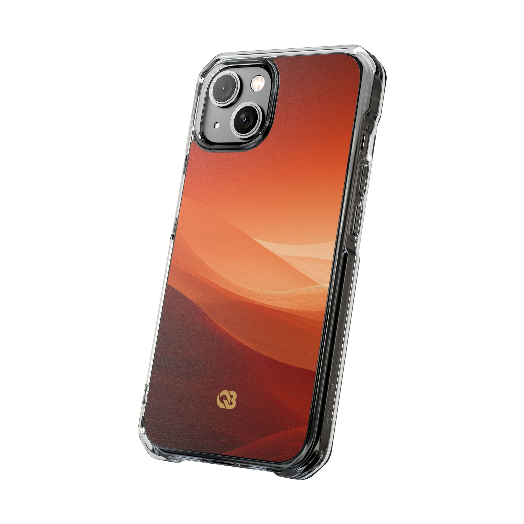 Orange Impact MagSafe Phone Case for iPhone - Crimson Dune Gradient