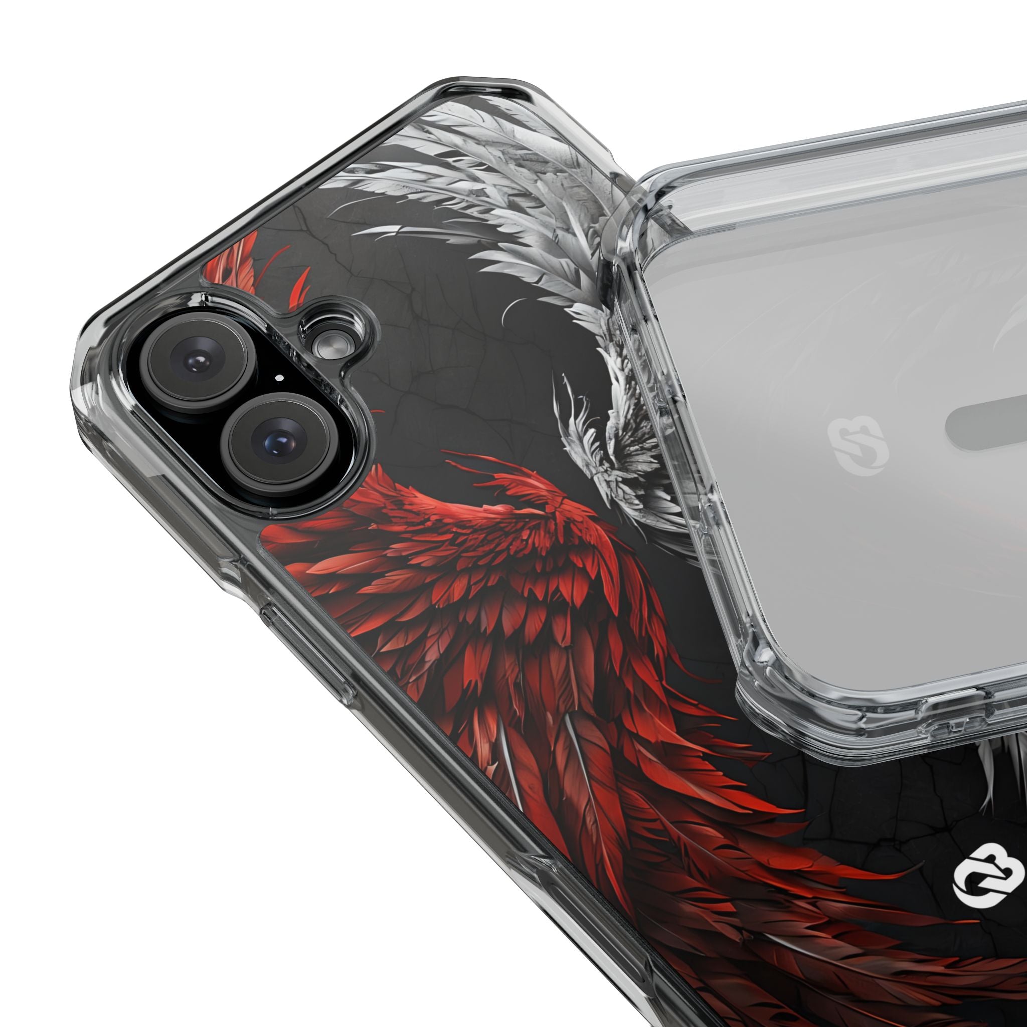 Split Crimson Wing · Impact Phone Case for iPhone · Magsafe