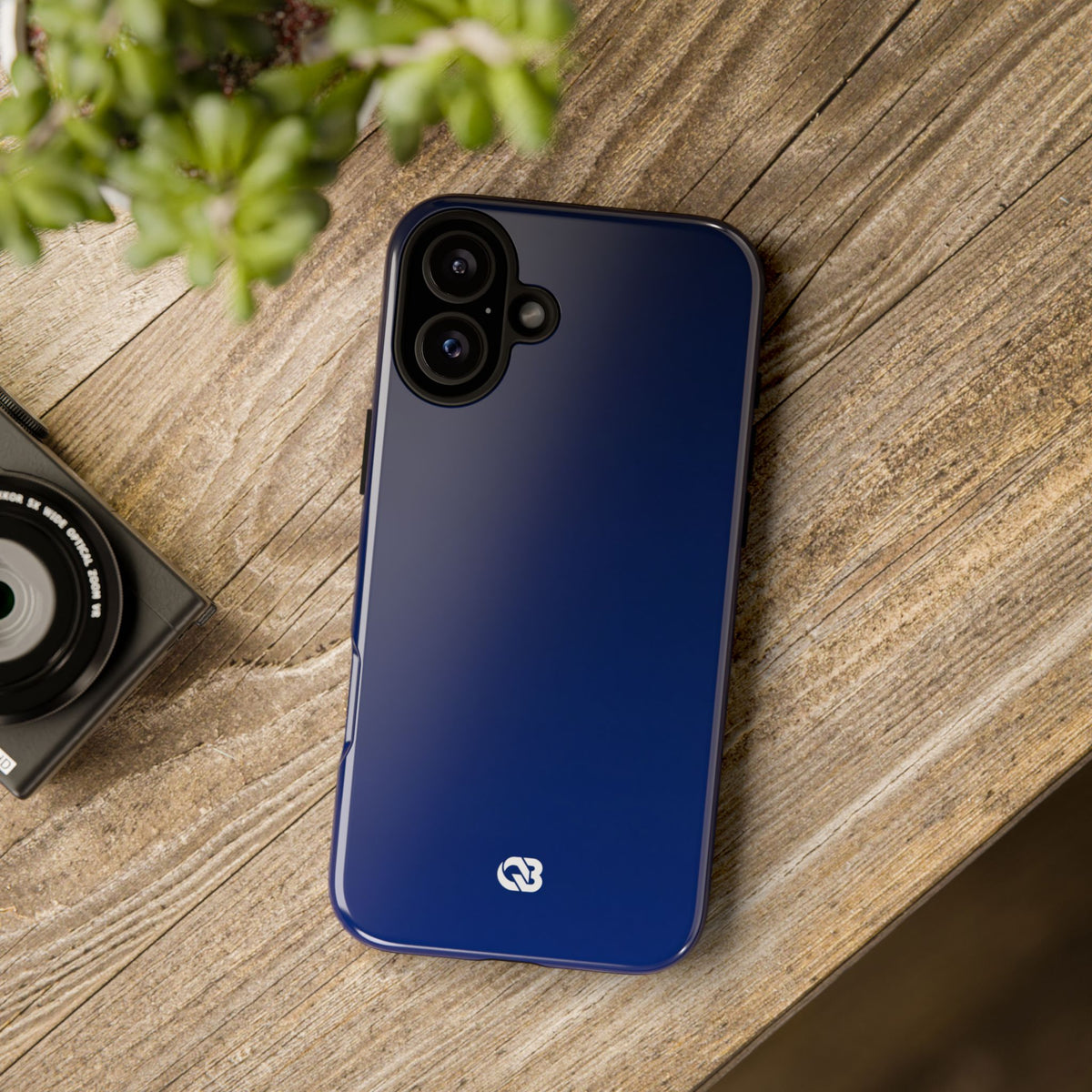 Blue Tough Phone Case for iPhone - Midnight Cobalt Fade