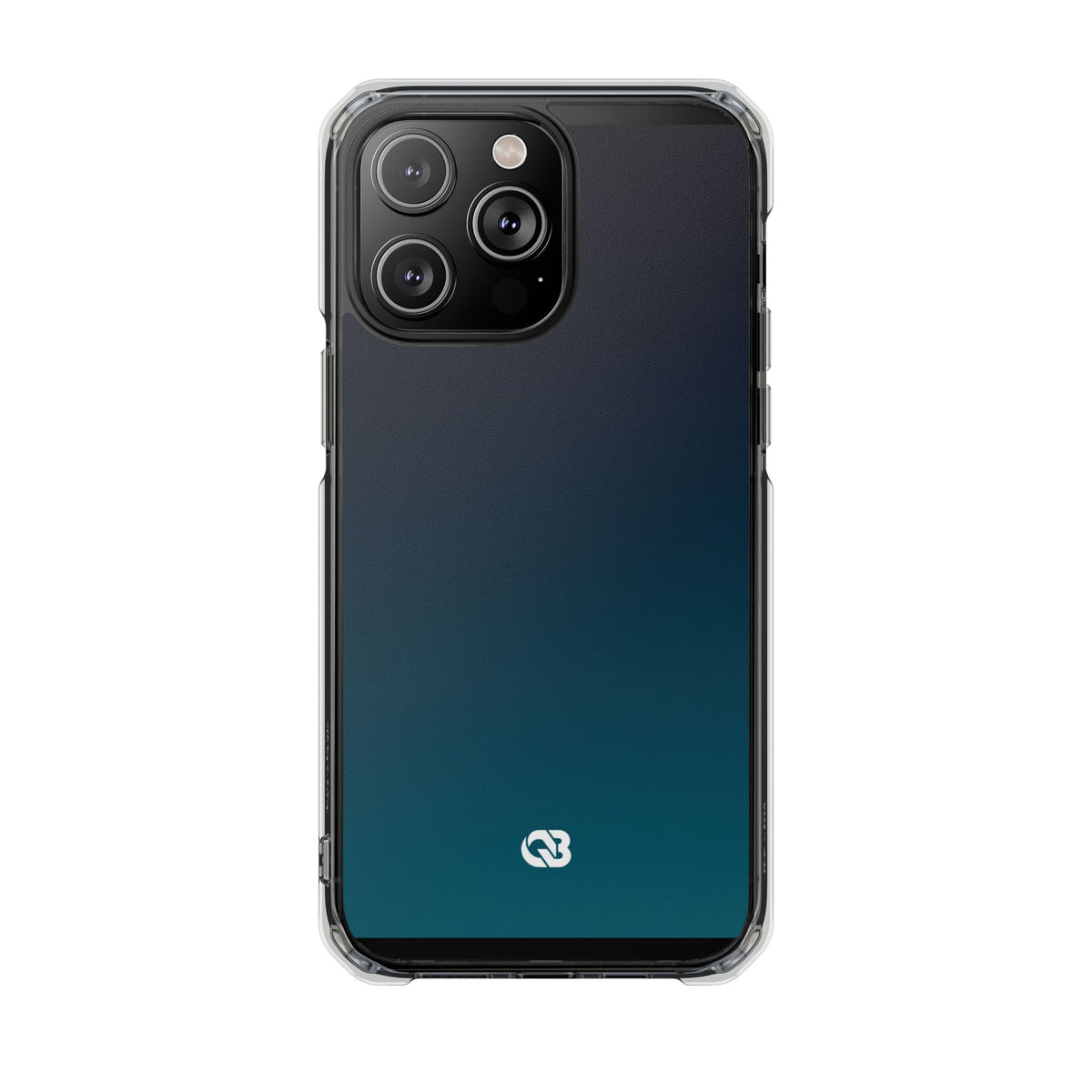 Abyssal Midnight · Clear Impact Magnetic Phone Case for iPhone · Blue