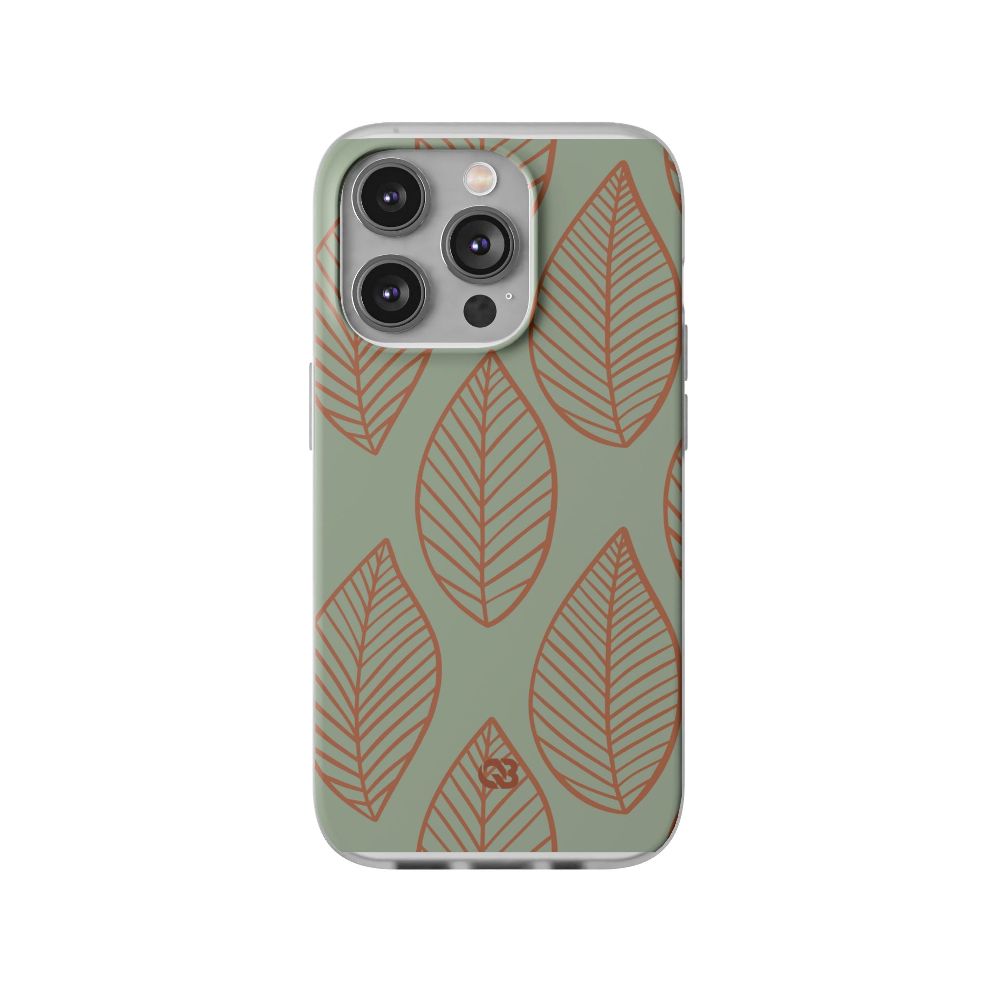 Sage Earth Leaves · Soft Phone Case for iPhone