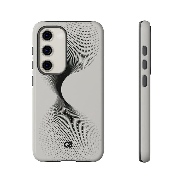 Helical Grid · Tough Phone Case for Samsung · Grey