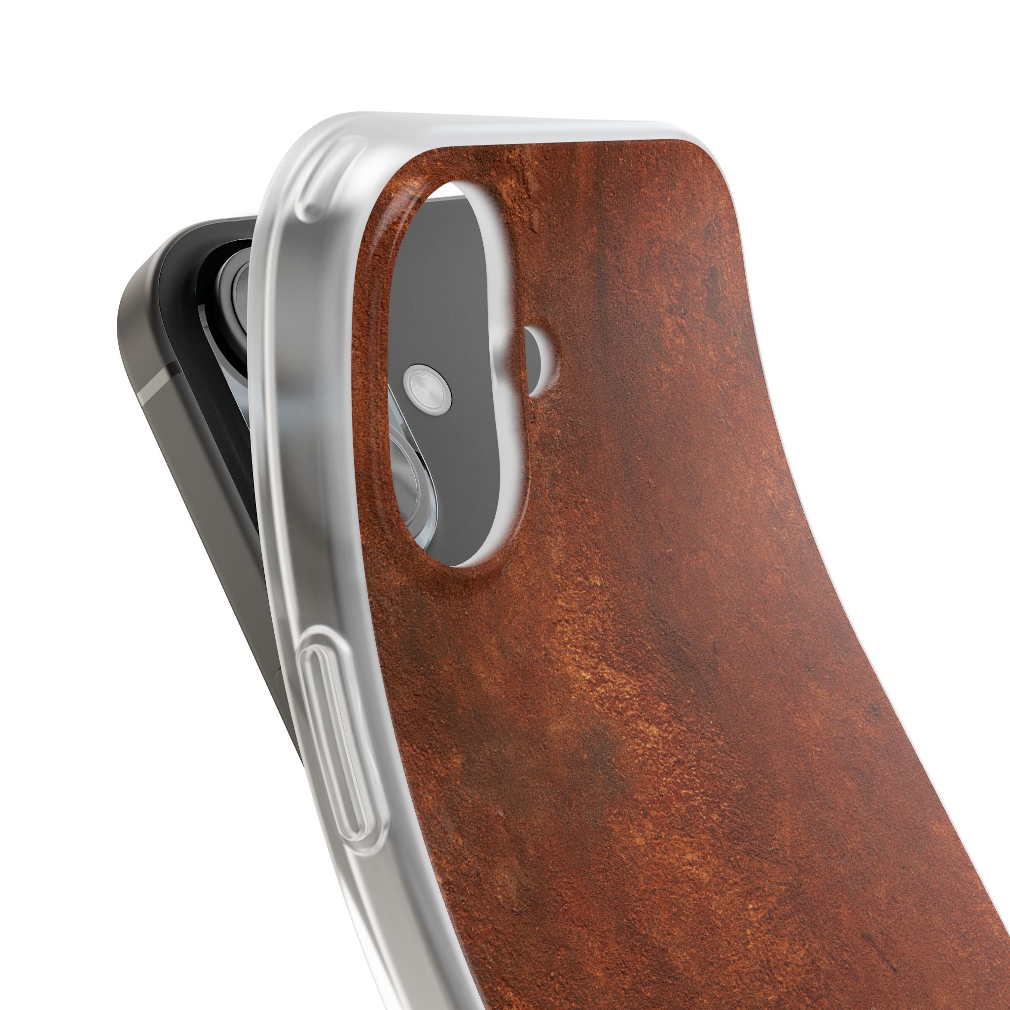 Orange Lite Phone Case for iPhone - Oxidized Iron Crust
