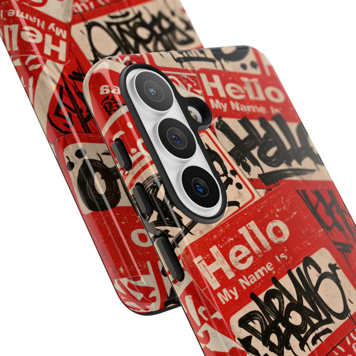 Slap Tag Collage · Tough Phone Case for Samsung · Red