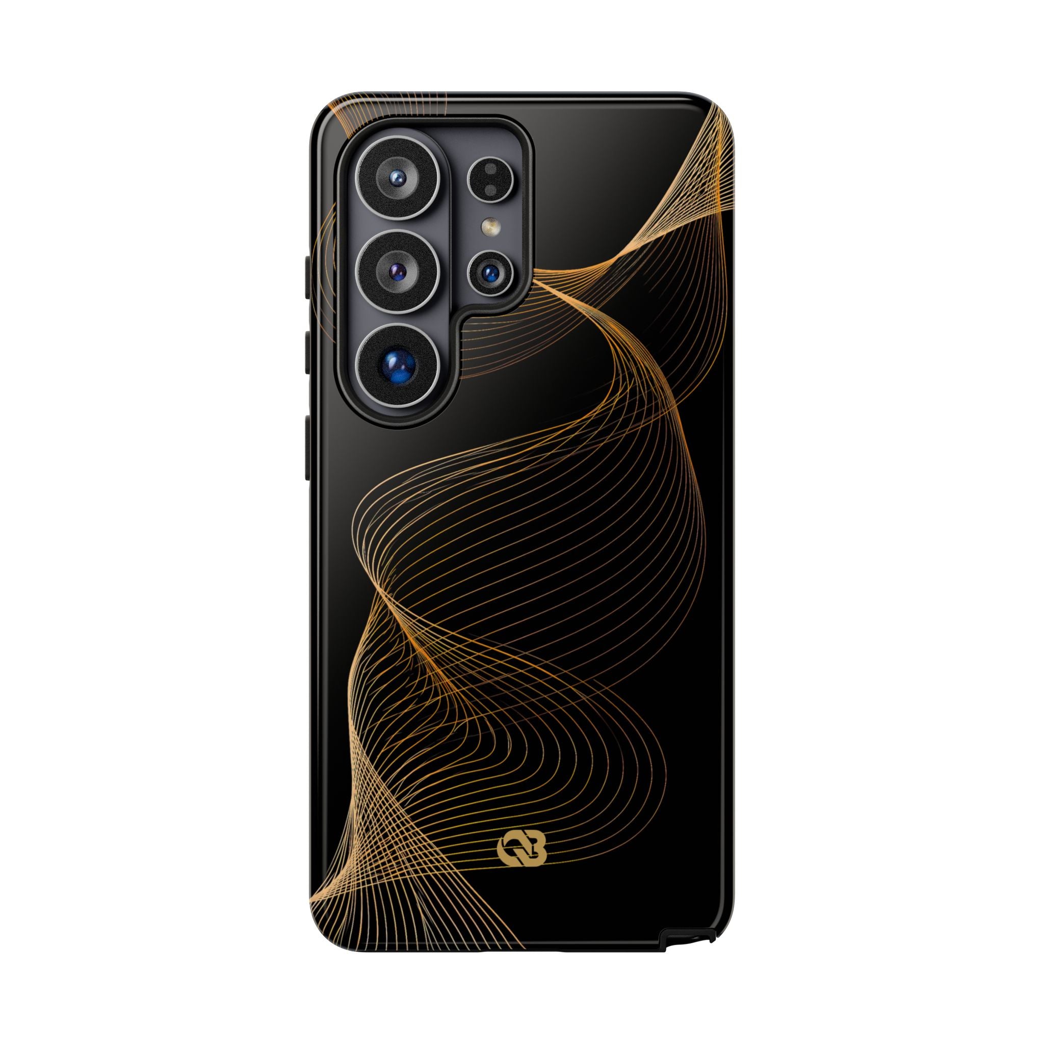 Gold Tough Phone Case for Samsung - Burnished Bronze Helix