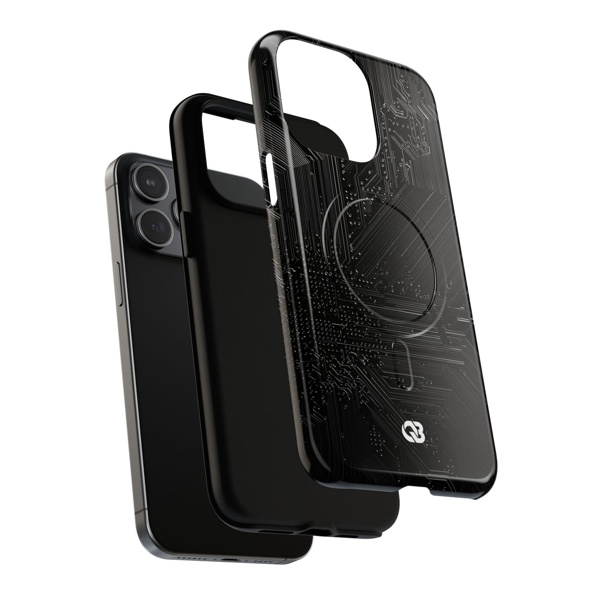 Obsidian Circuitry · Tough 2.0 Magnetic Phone Case for iPhone · Black