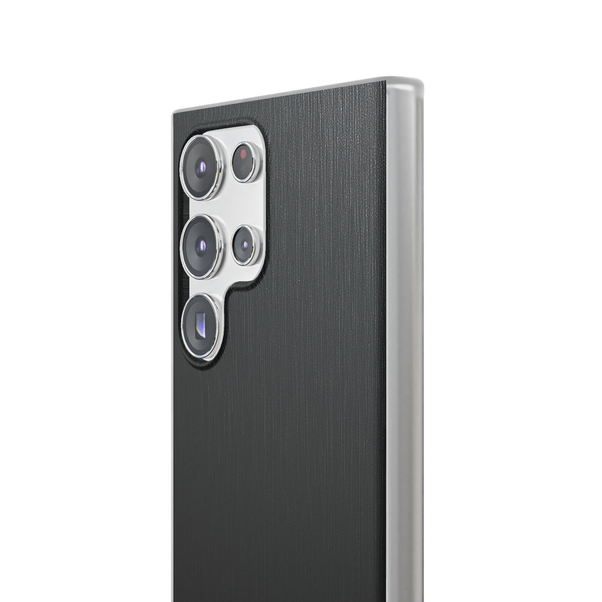 Obsidian Brushed Steel · Lite Phone Case for Samsung · Black