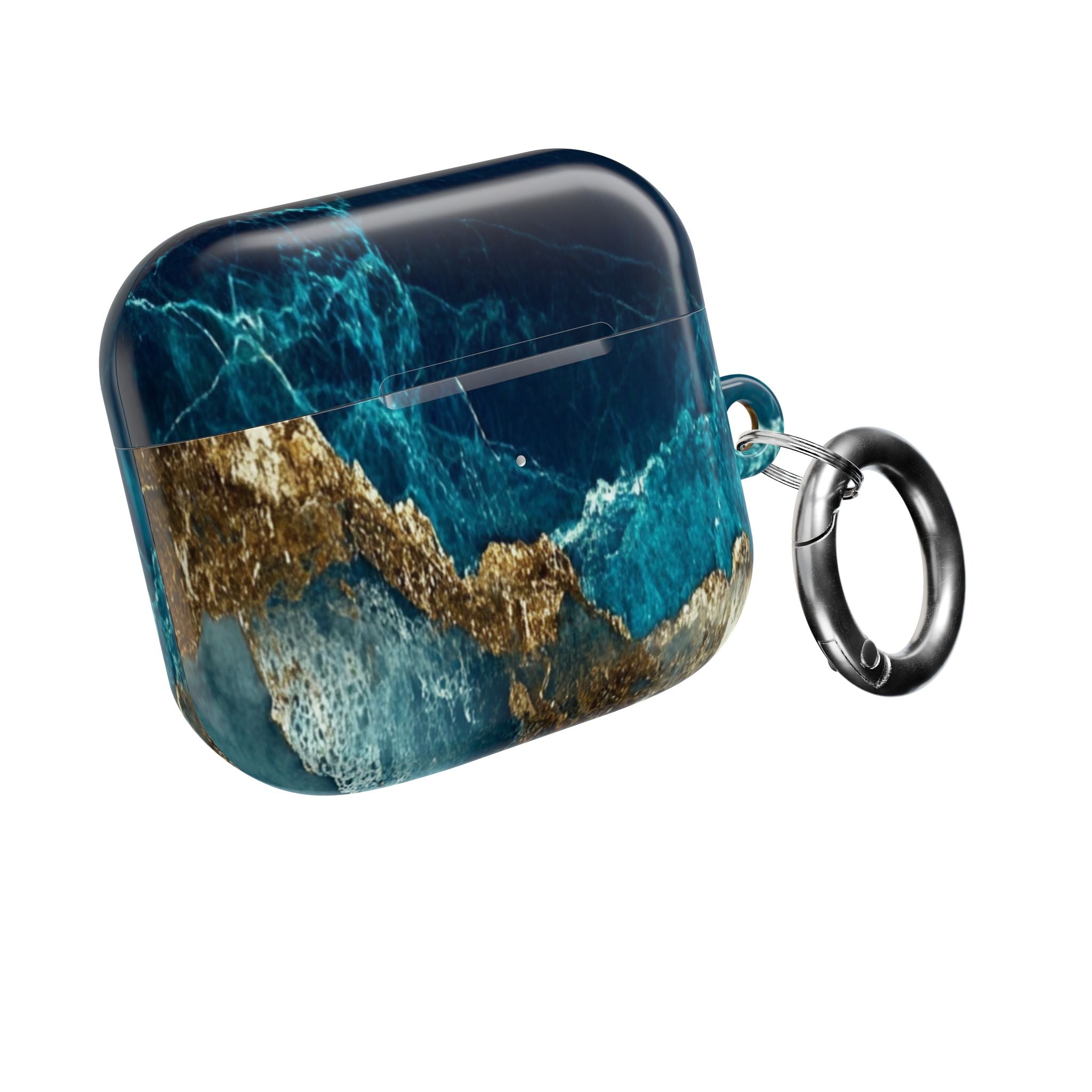 Golden Fracture Teal - AirPods Cover