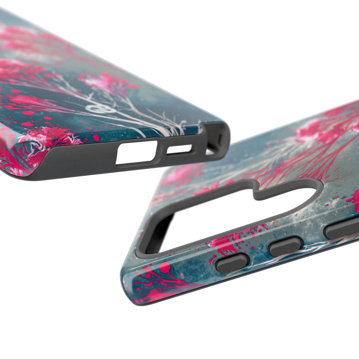 Cyber Blossom · Tough Phone Case for Samsung · Teal
